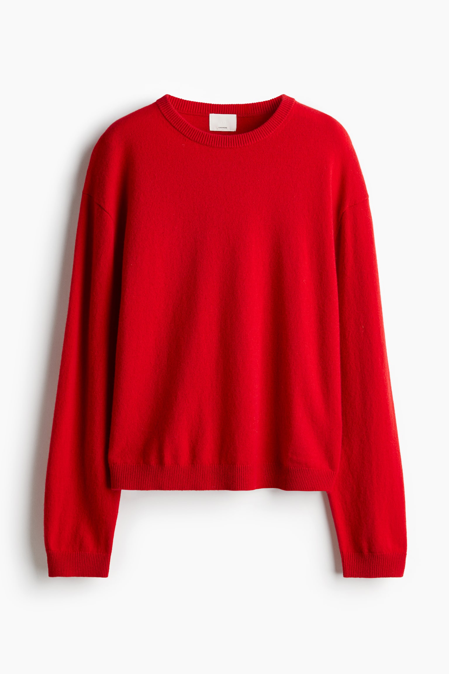 Fine-knit cashmere jumper - Red/Black/Cream/Grey  marl/Navy blue/Greige - 2