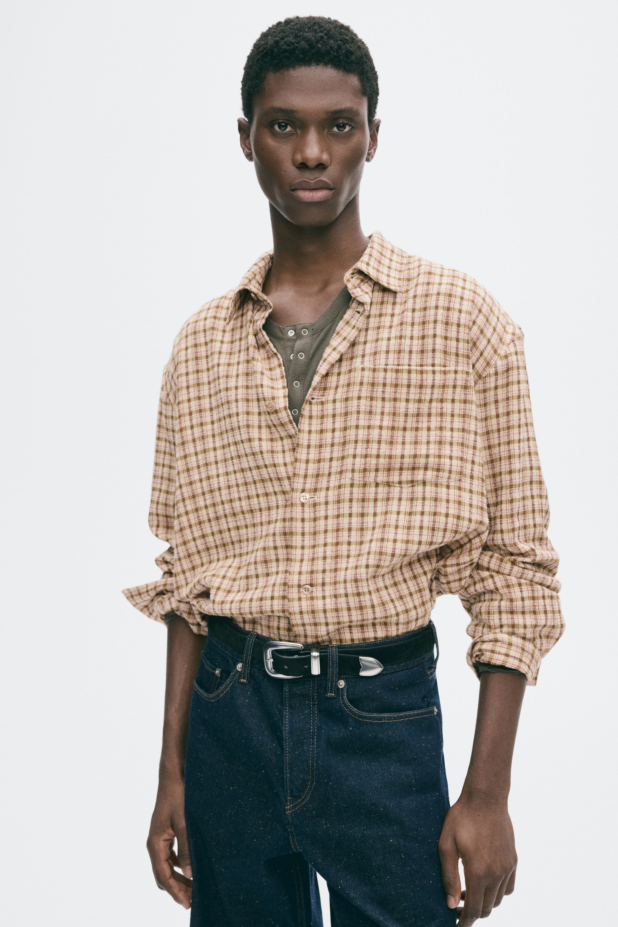 Relaxed-Fit Textured-Weave Shirt