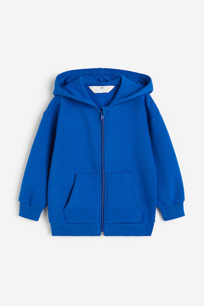 Zip-through hoodie - Bright blue/Grey marl/Black/Dark blue/dc/dc/dc - 1