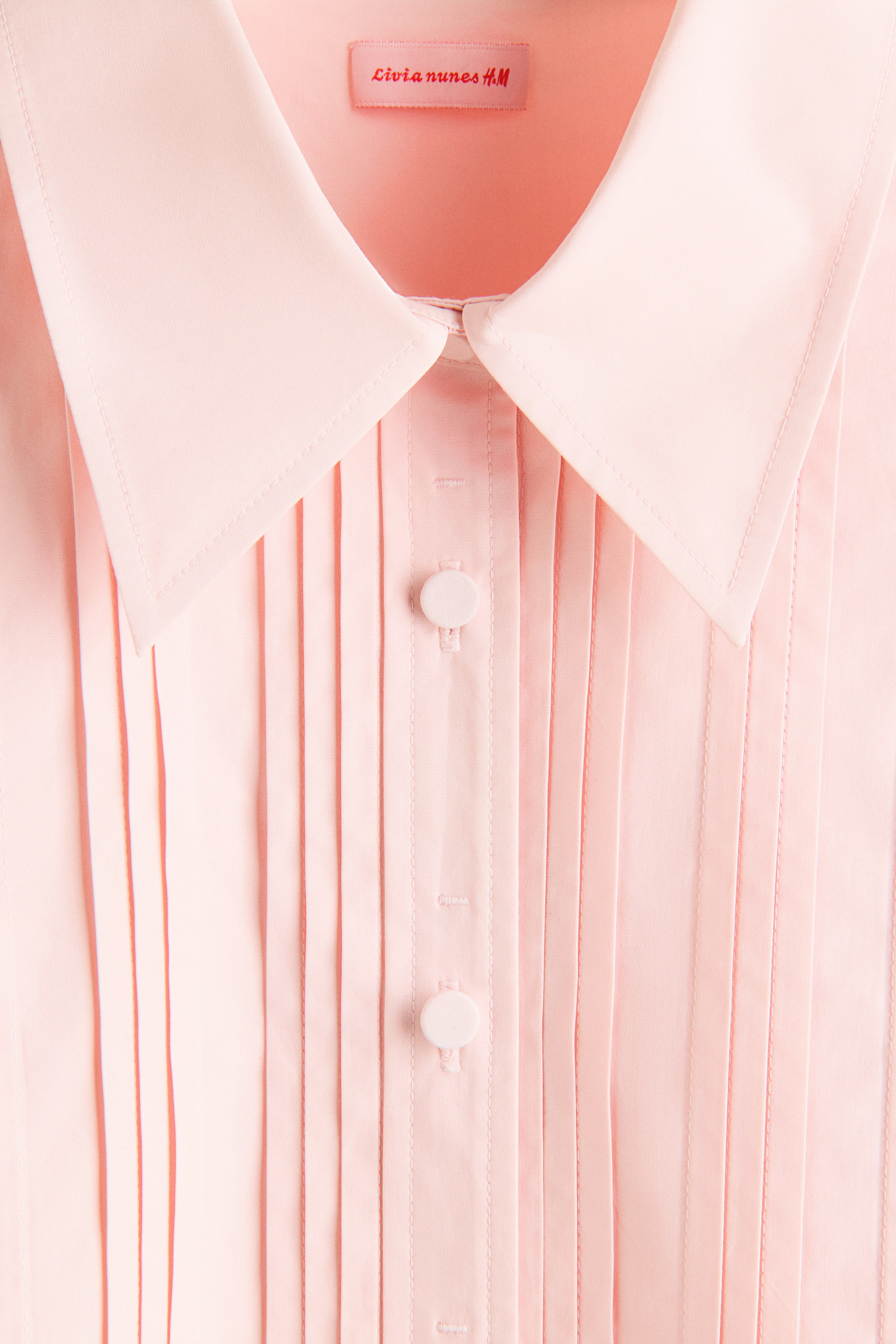 Bib-Front Poplin Shirt