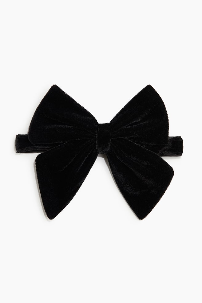 Dog Bow Tie - Black/Red - 1