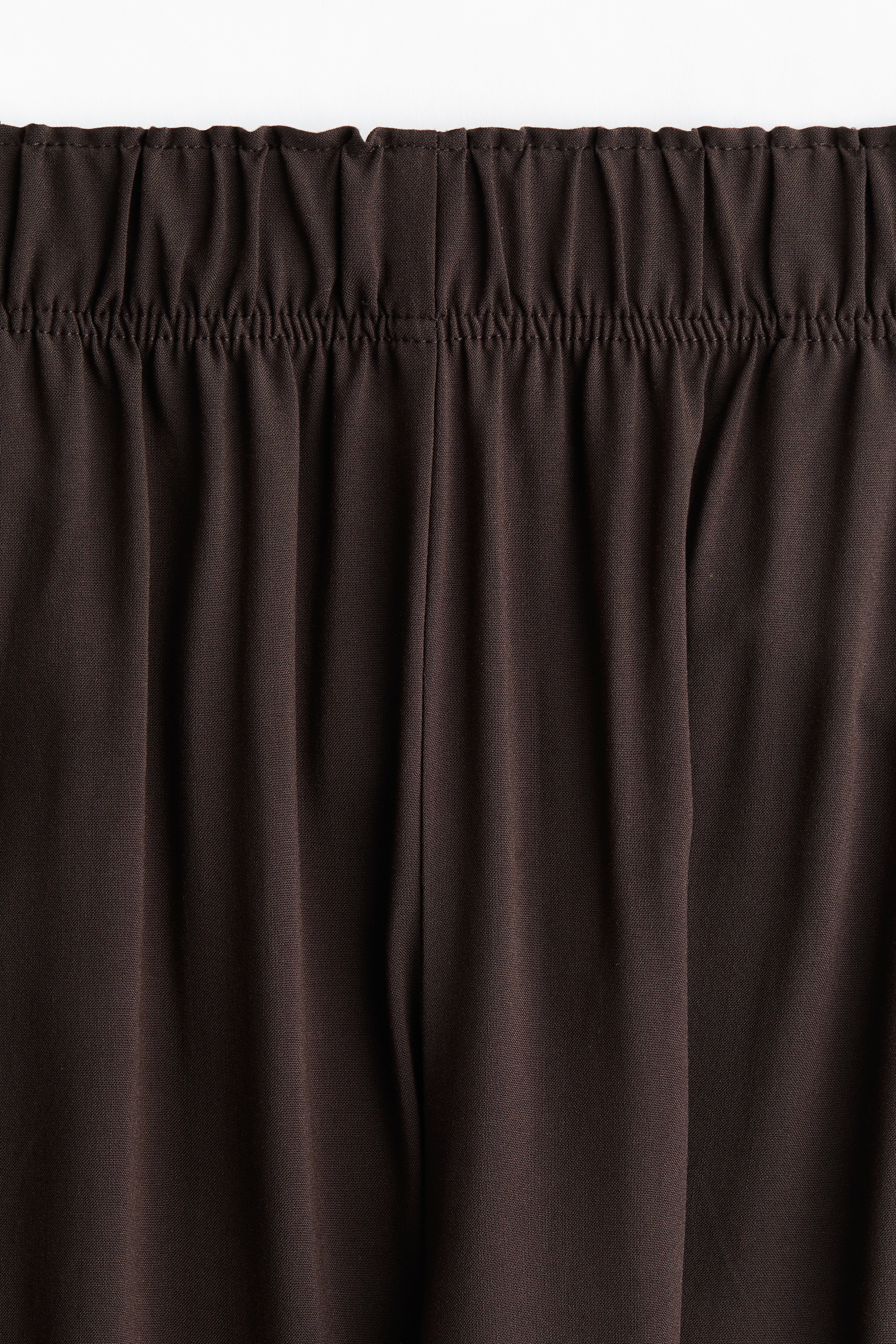 Cropped pull-on trousers