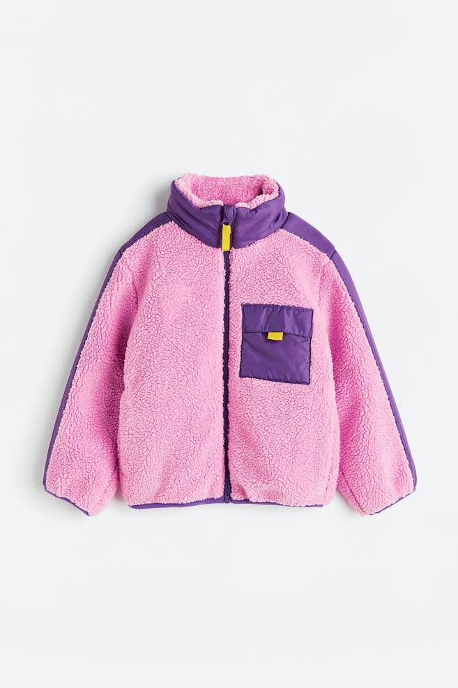 Teddy jacket - Pink/Purple/Natural white/Floral - 1