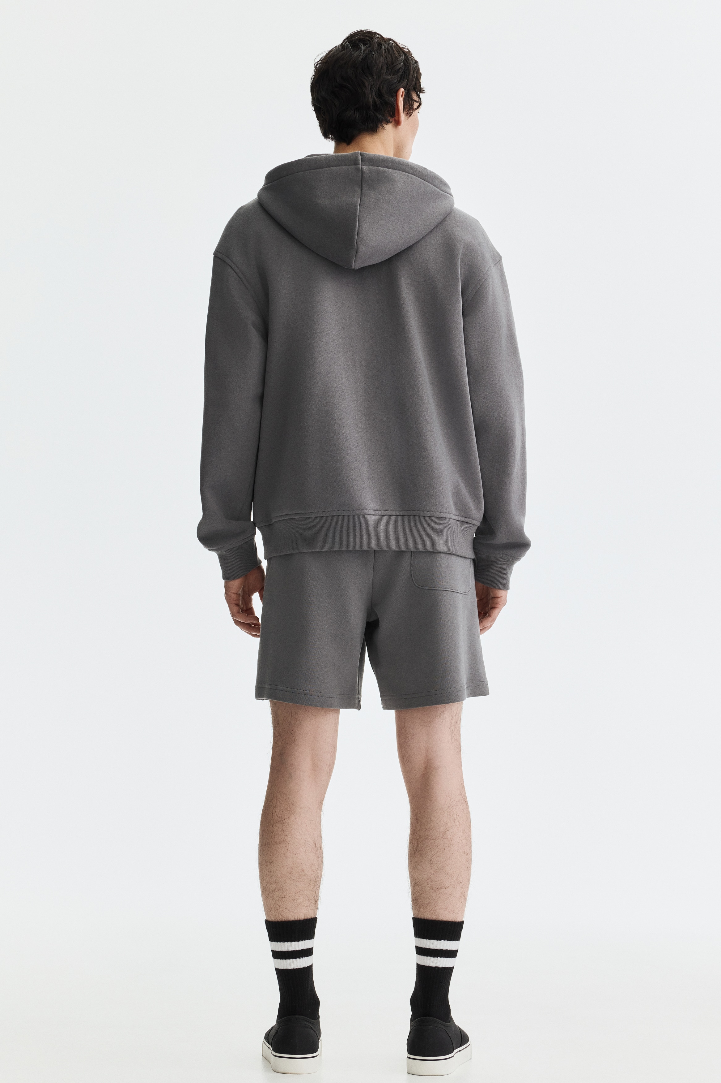 レギュラーフィット スウェットショートパンツ - グレー - Men | H&M JP