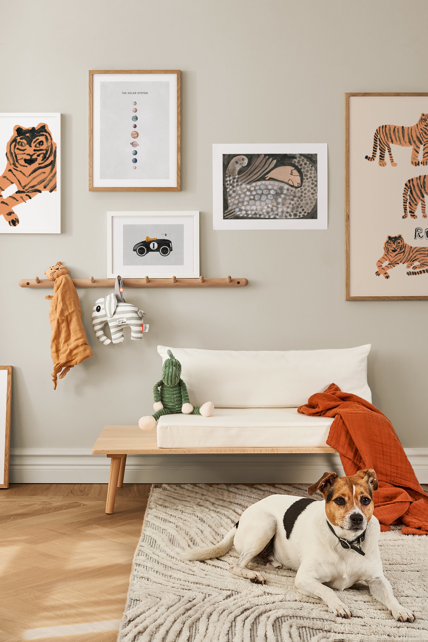 Seal Family Poster - Braun/weiß