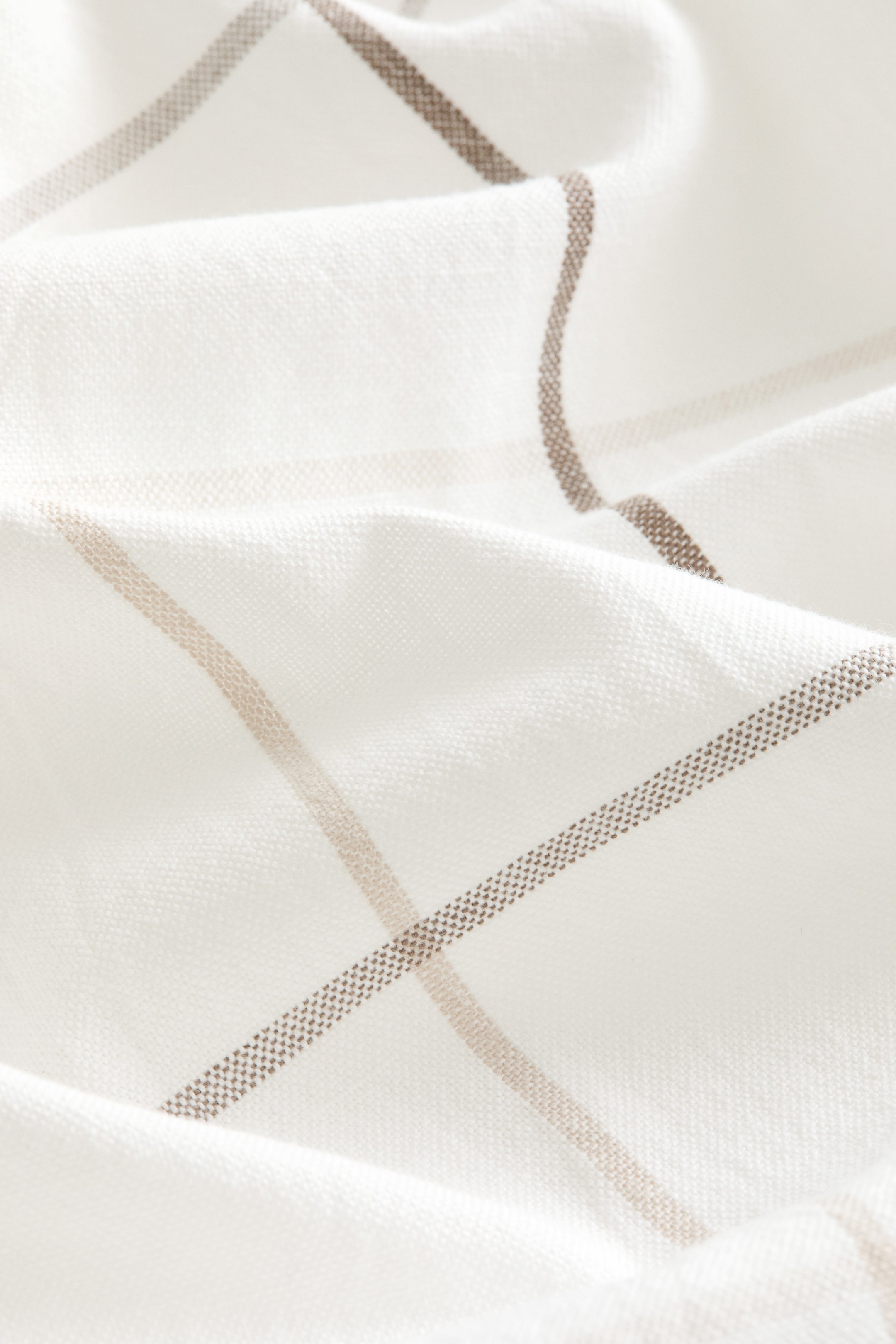Patterned Linen-Blend Tablecloth