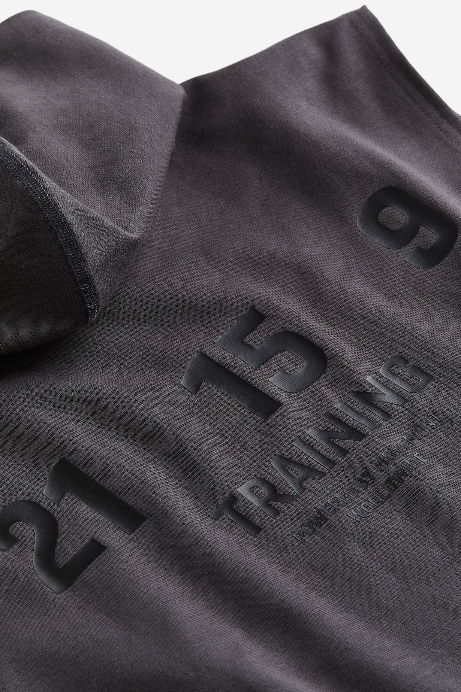 Regular Fit Sleeveless DryMove™ Activewear Hoodie - Dark grey/Black/Black/Dark grey/Grey - 5