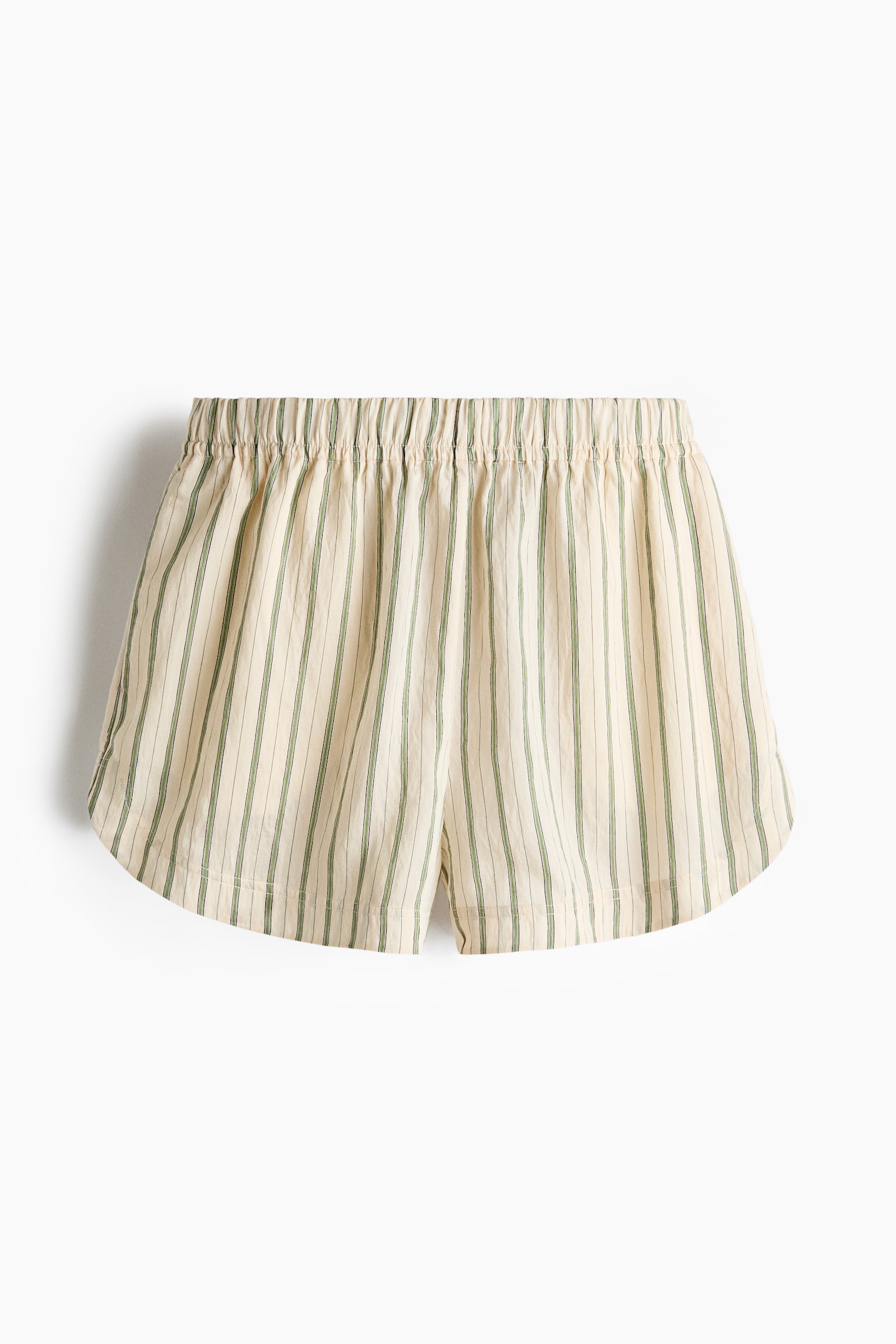 Lyocell-Blend Pull-On Shorts - Cream/striped/Dusty pink/striped/Light blue - 1
