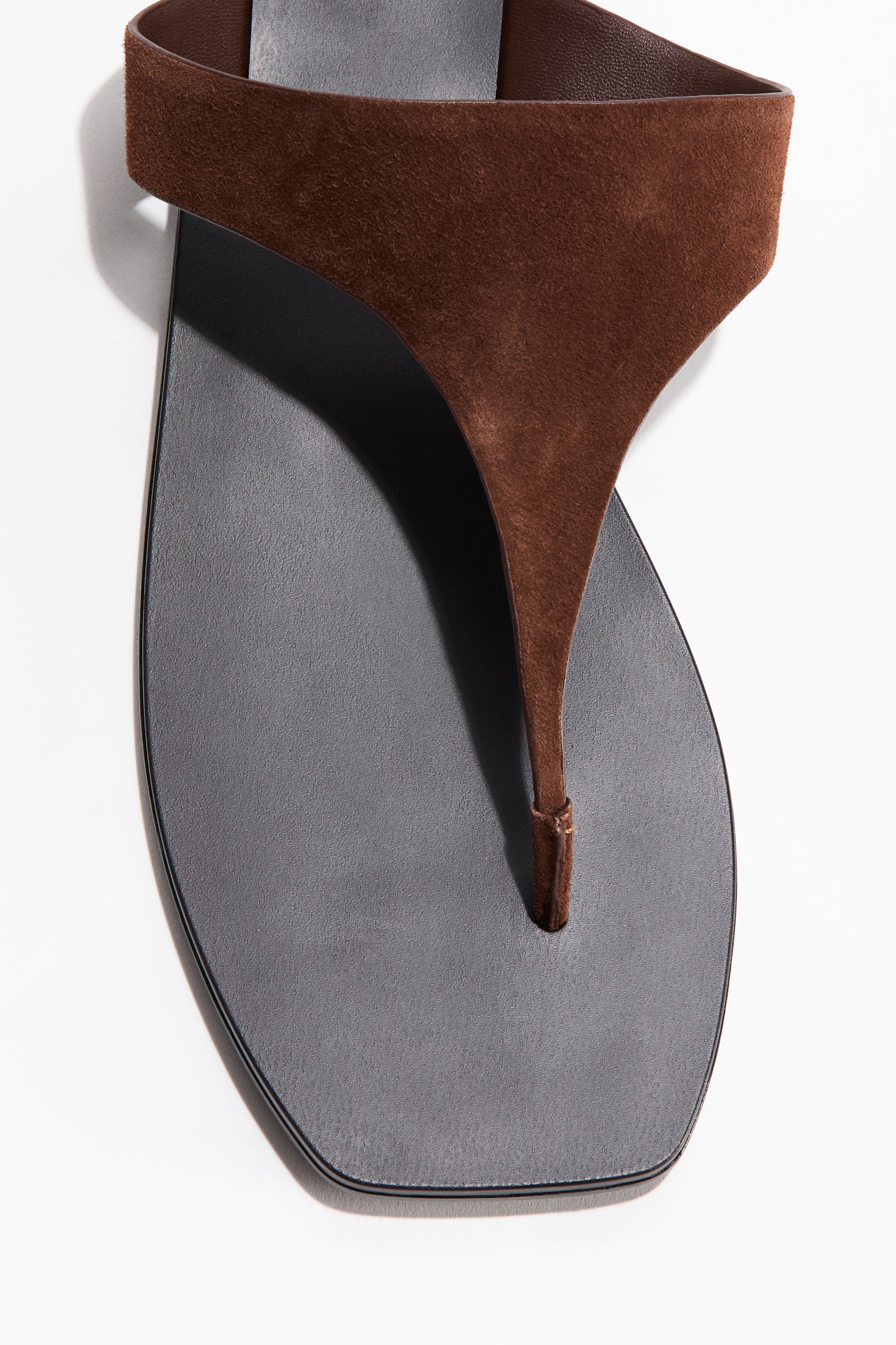 Leather sandals - Dark brown/Beige/Faux leopard