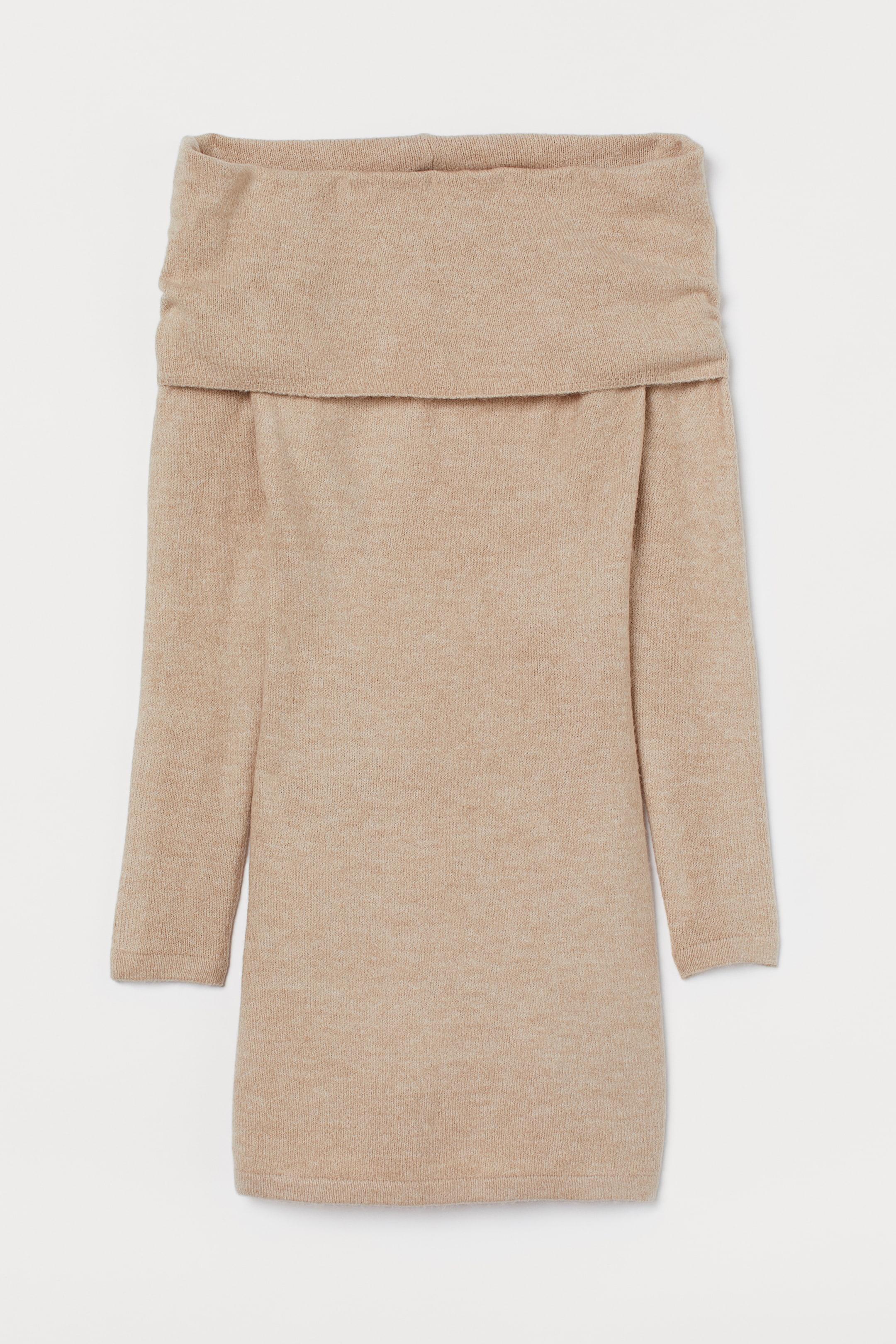 Agrandir l'image: Robe épaules nues - Beige clair chiné - FEMME | H&M FR 1