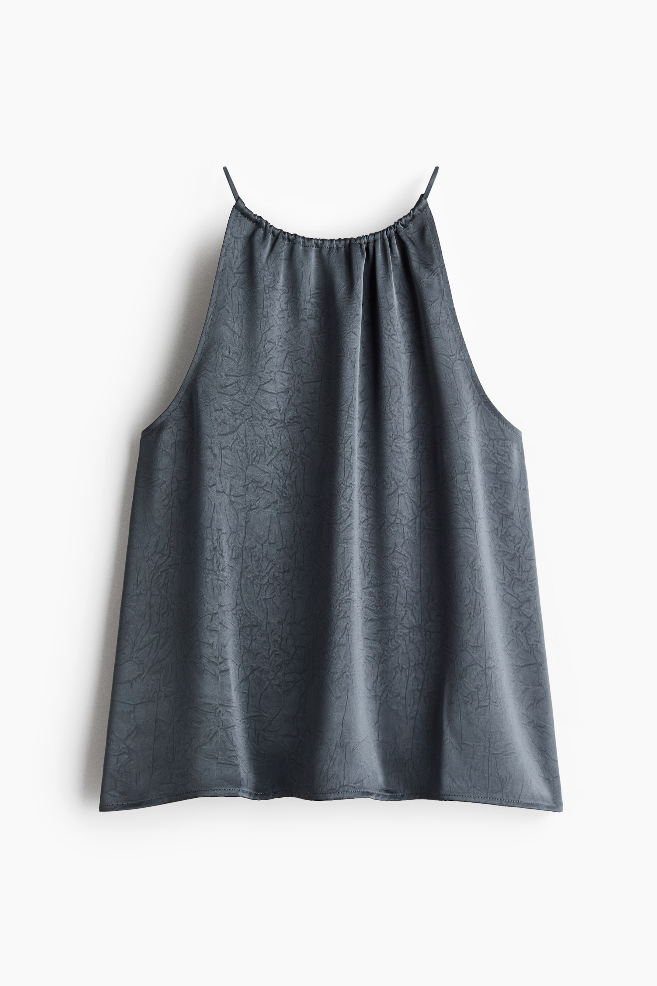 Crinkled Satin Top