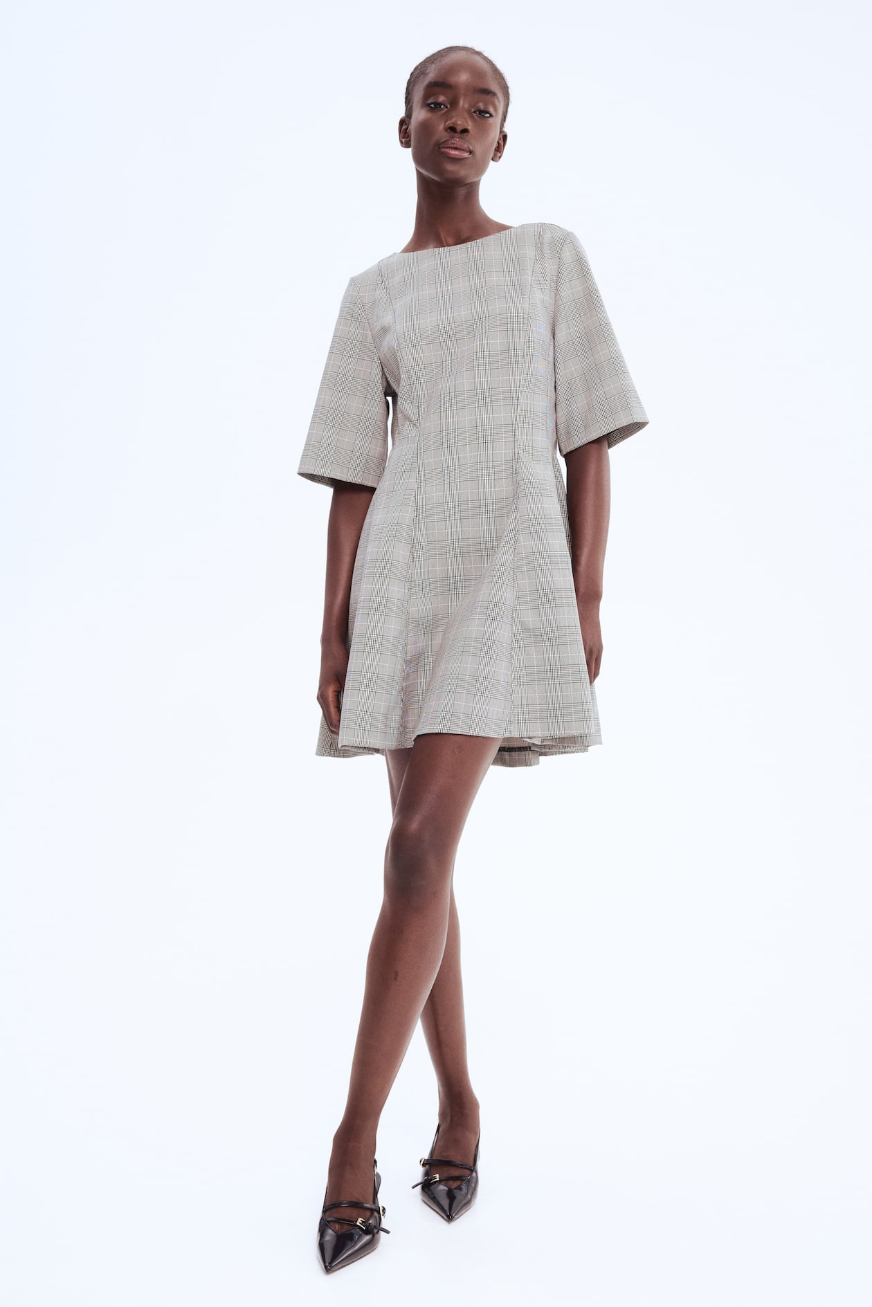 Twill Tapered-Waist Dress - image 2