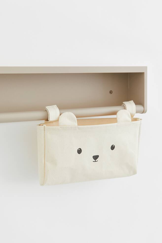 Hanging storage pouch - Cream/Bear - 3