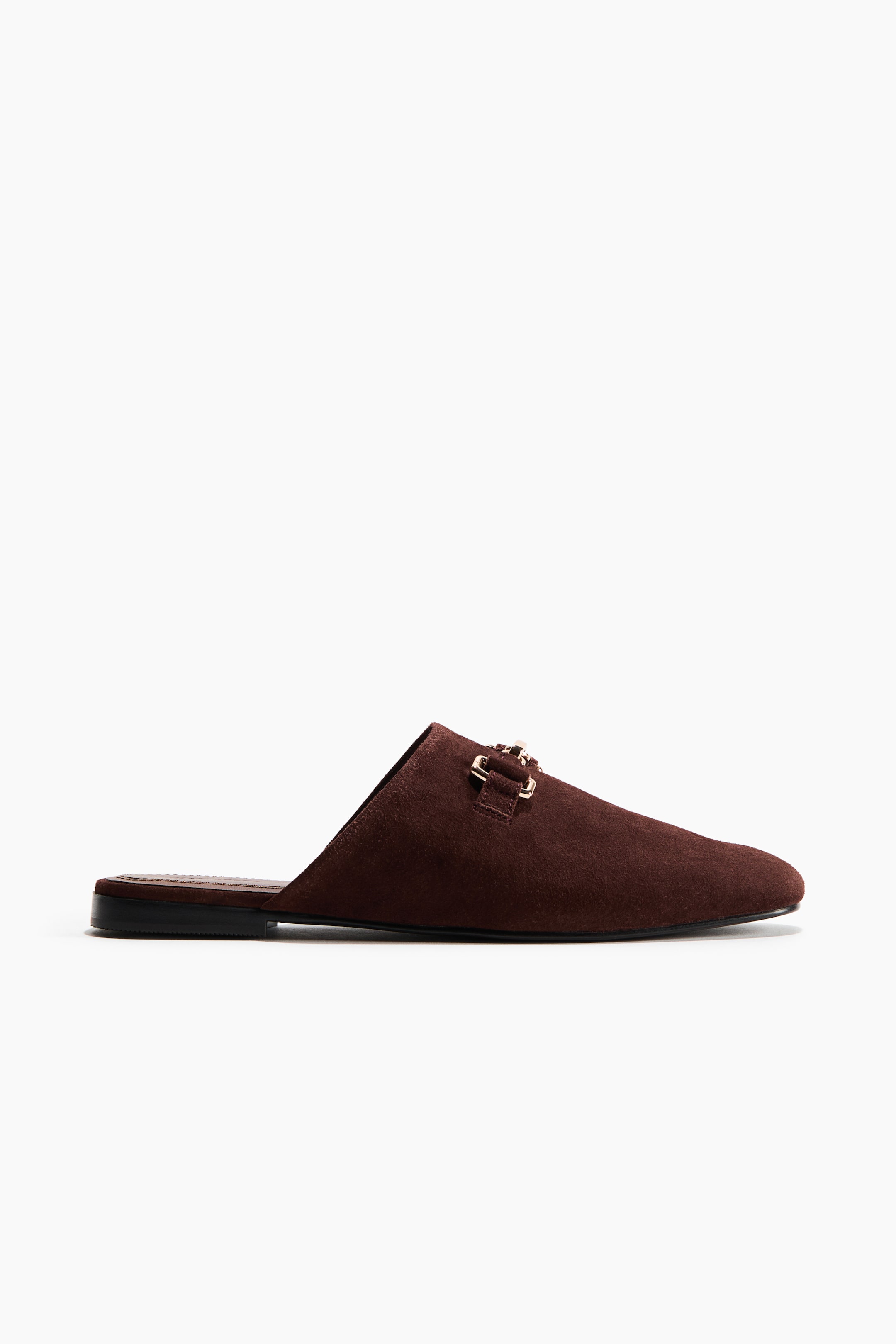 Leather Loafer Mules