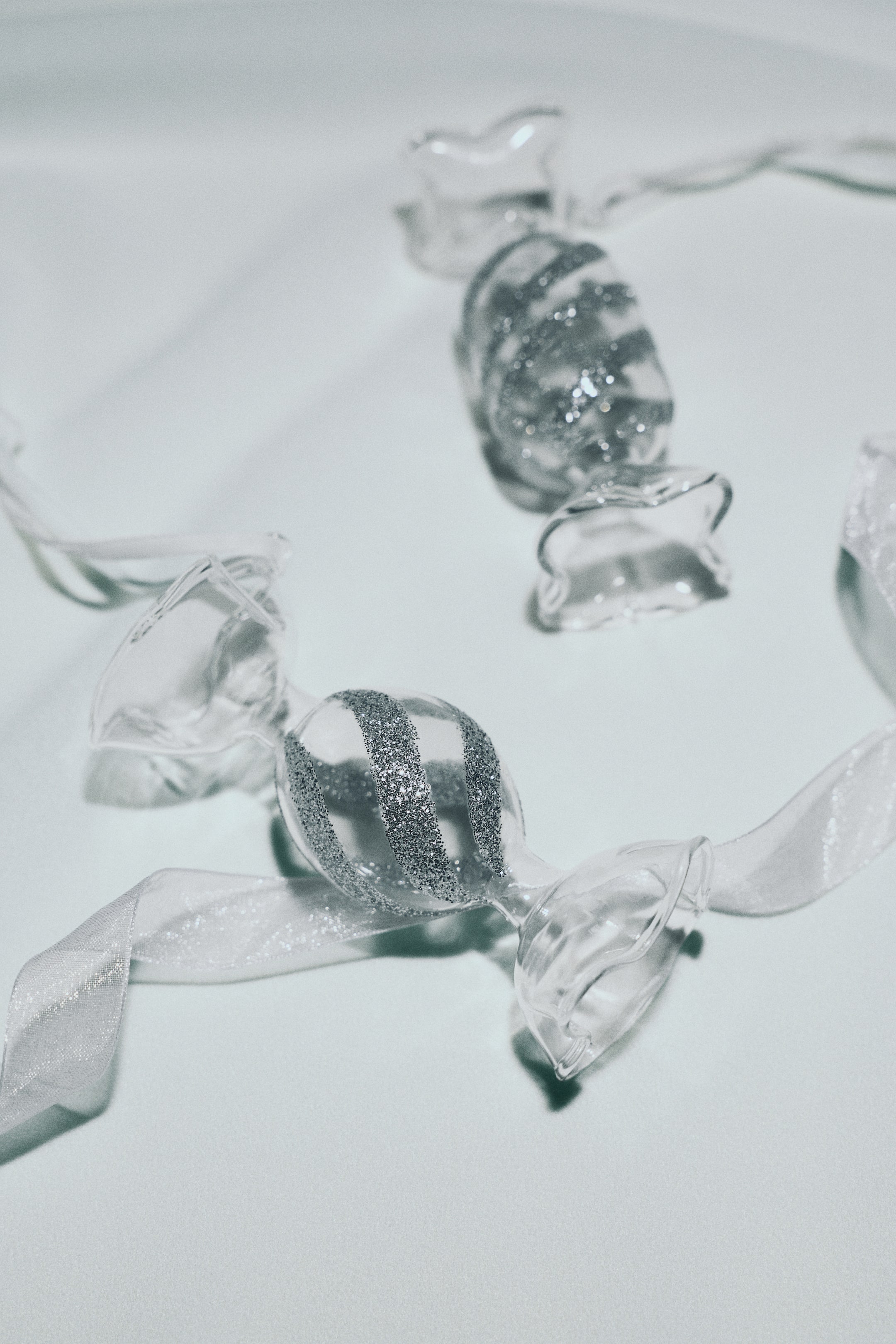 View larger image: 2-pack glass Christmas decorations - Silver-coloured - Home All | H&M 1