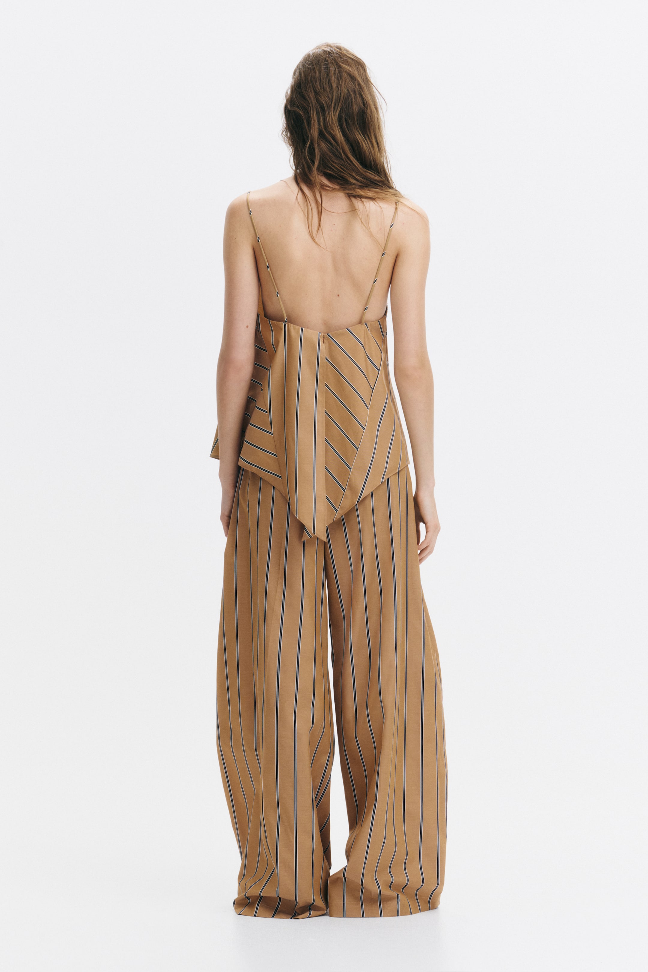 Wide Wrap-Detail Pants
