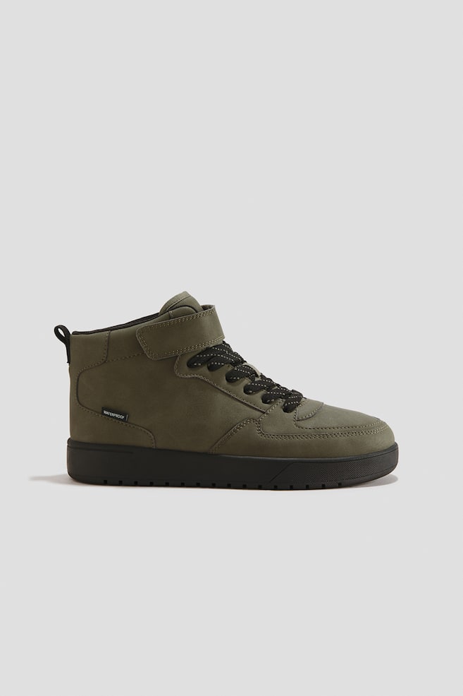 Waterproof High Tops - Khaki green/Black - 1