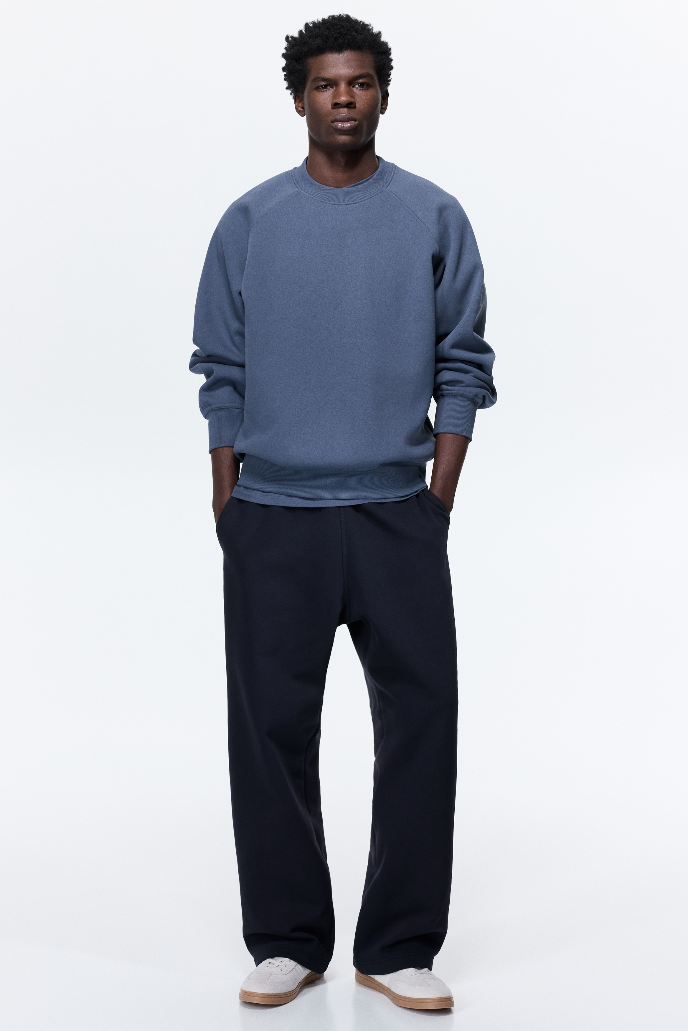 Sweatpants Loose Fit - Bleu marine/Noir/Crème/Gris clair/Gris/Gris clair chiné/Marron