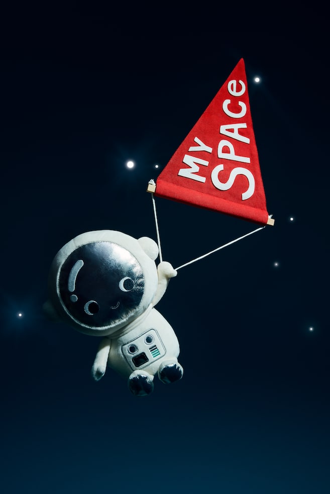 Spaceman soft toy - White/Astronaut  - 2