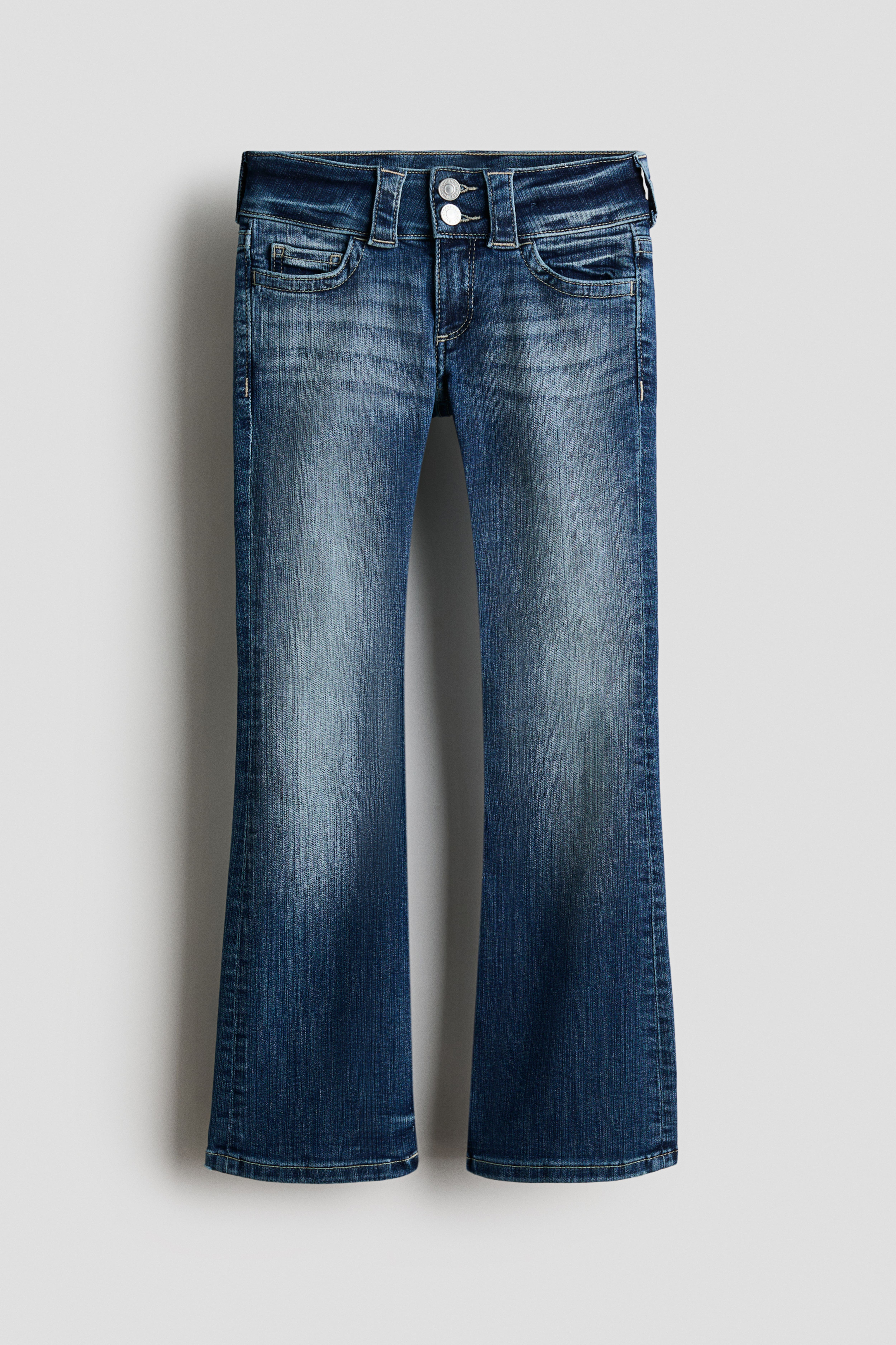 Bootcut Leg Low Jeans