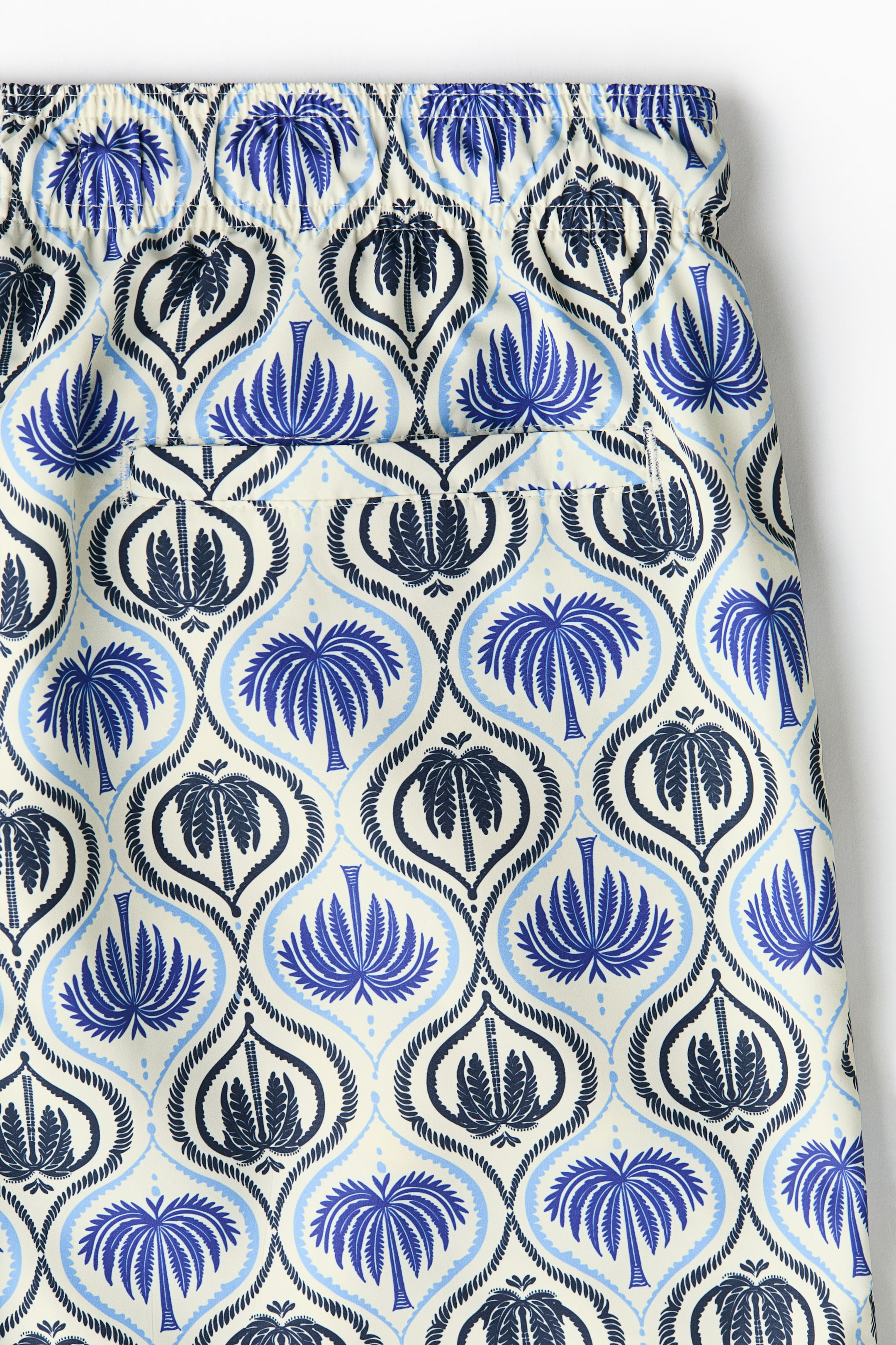 Patterned swim shorts