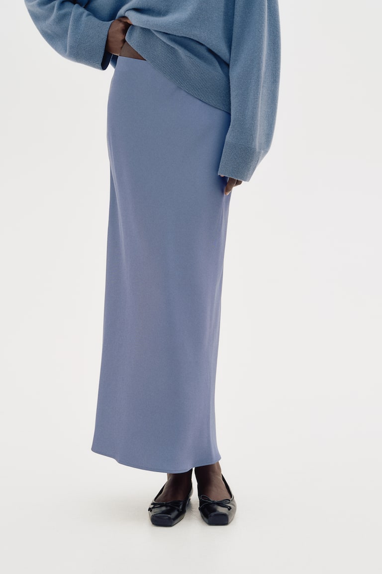 Mango Gonna Gonna Longuette Blu Gonna Longuette