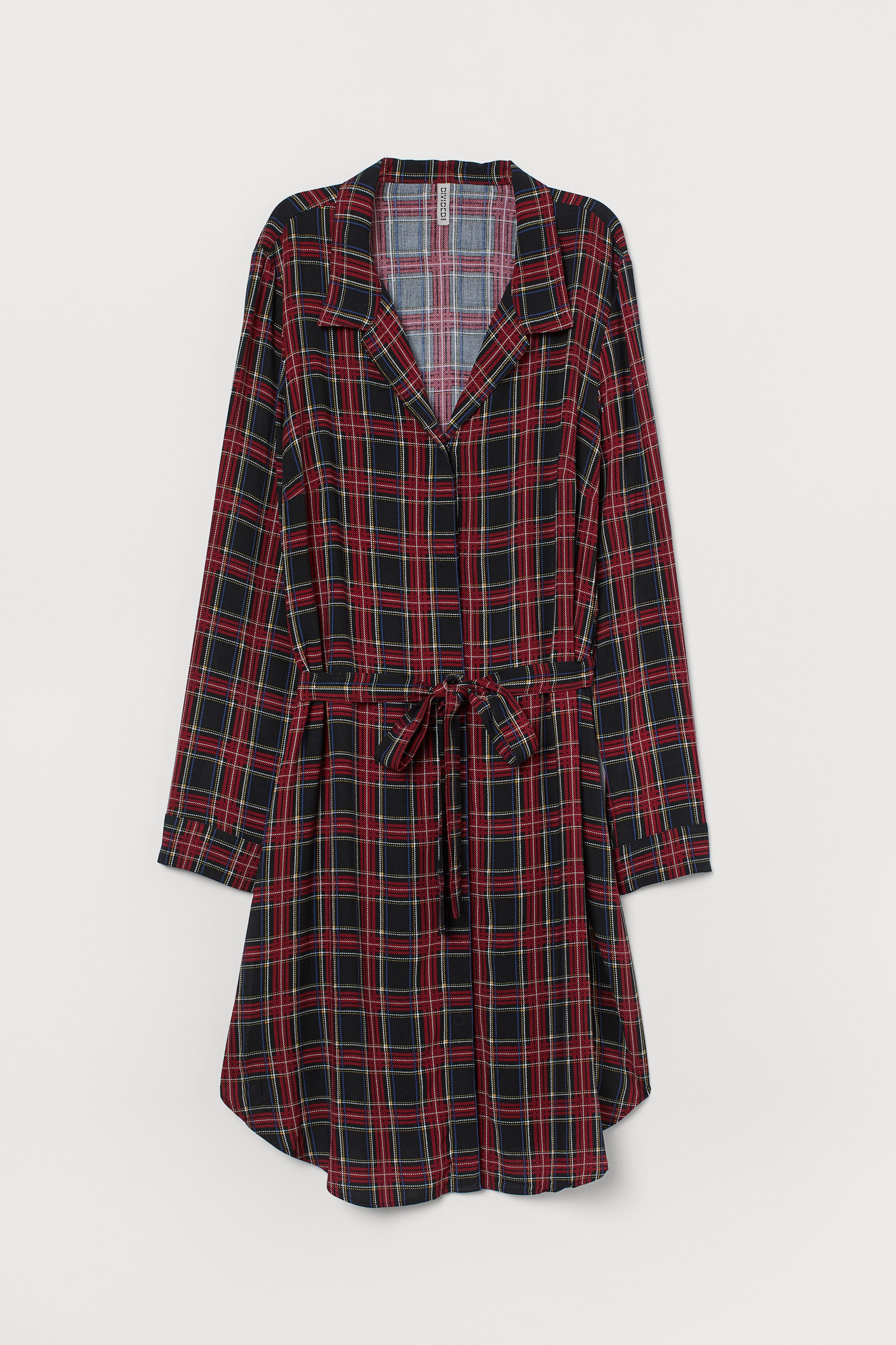 Robe chemise avec ceinture