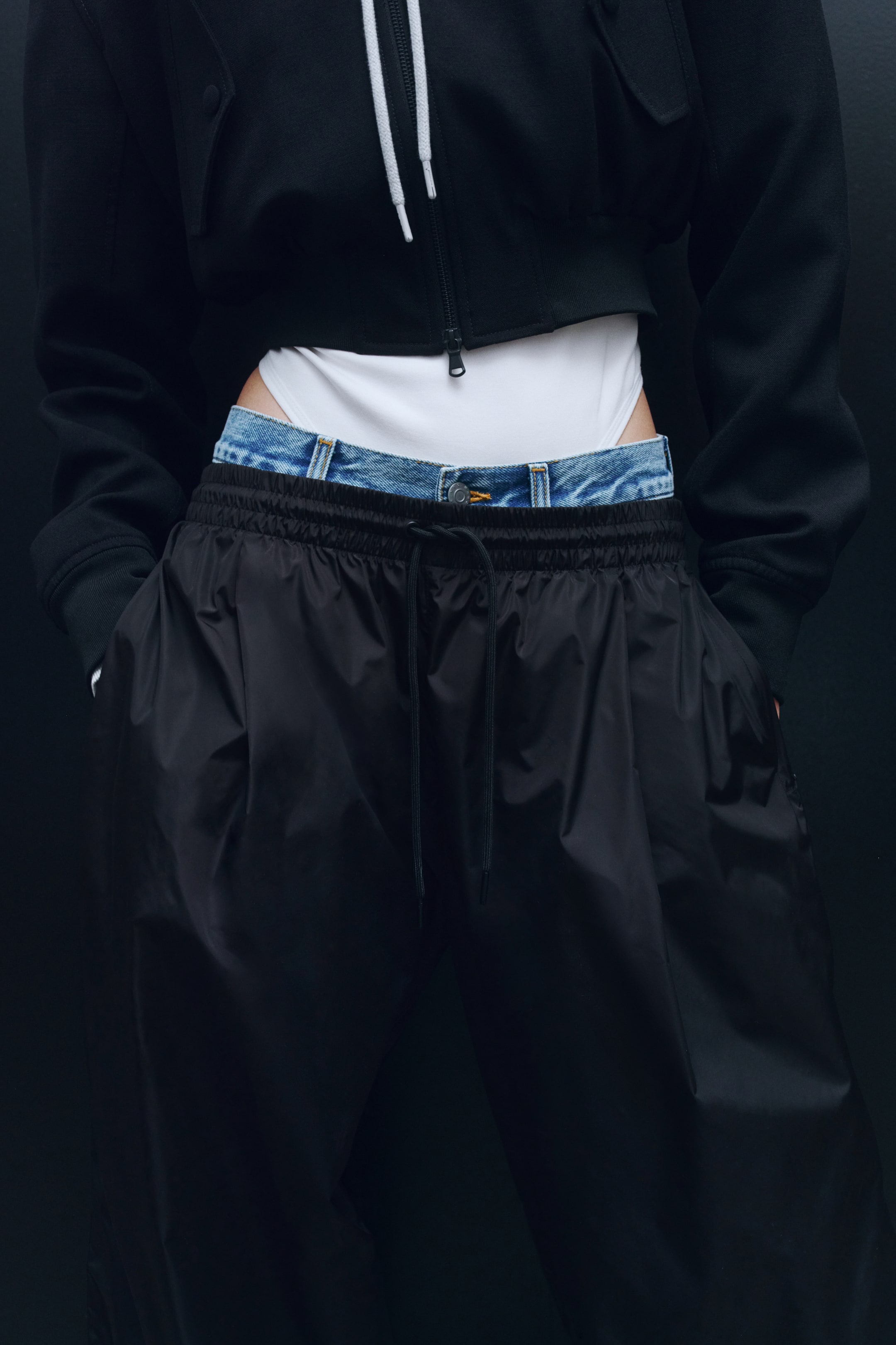 Nylon Track Pants