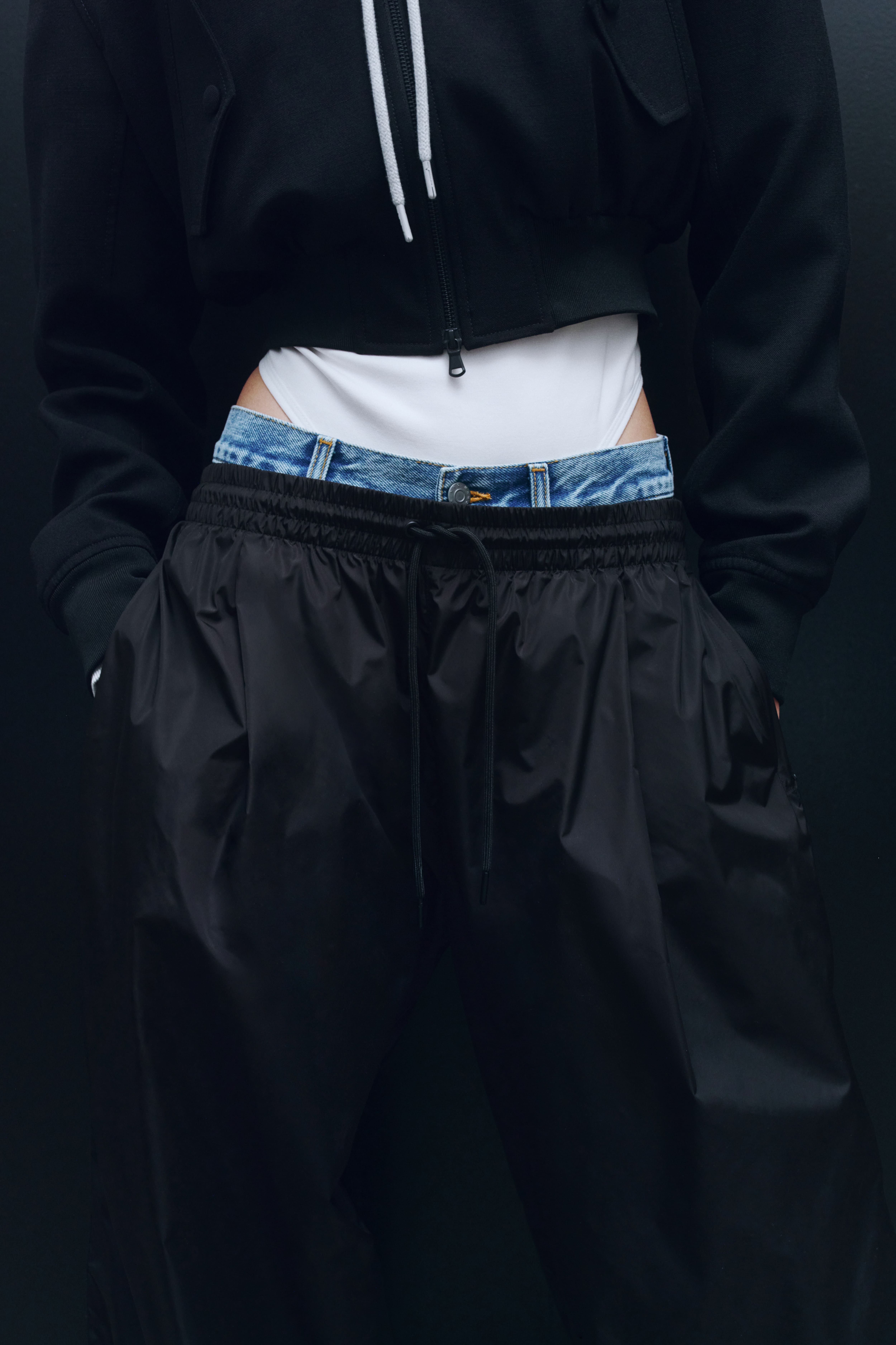 Pantalon de survêtement en nylon