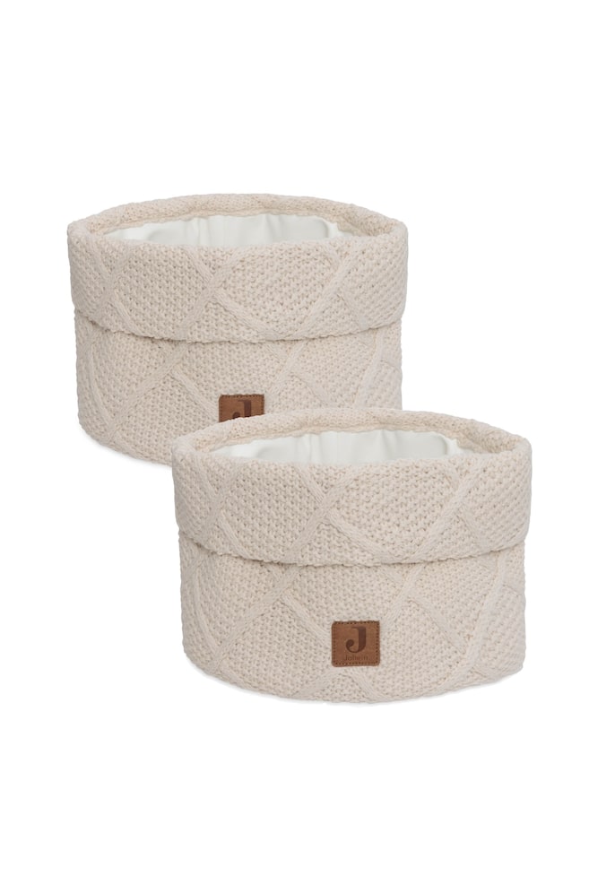 Pflegekörbchen - Cosy Knit - 2-pack - Check Knit/oatmeal/Teddy Miffy/oatmeal/Check Knit/biscuit/Cosy Knit/sea Green - 1