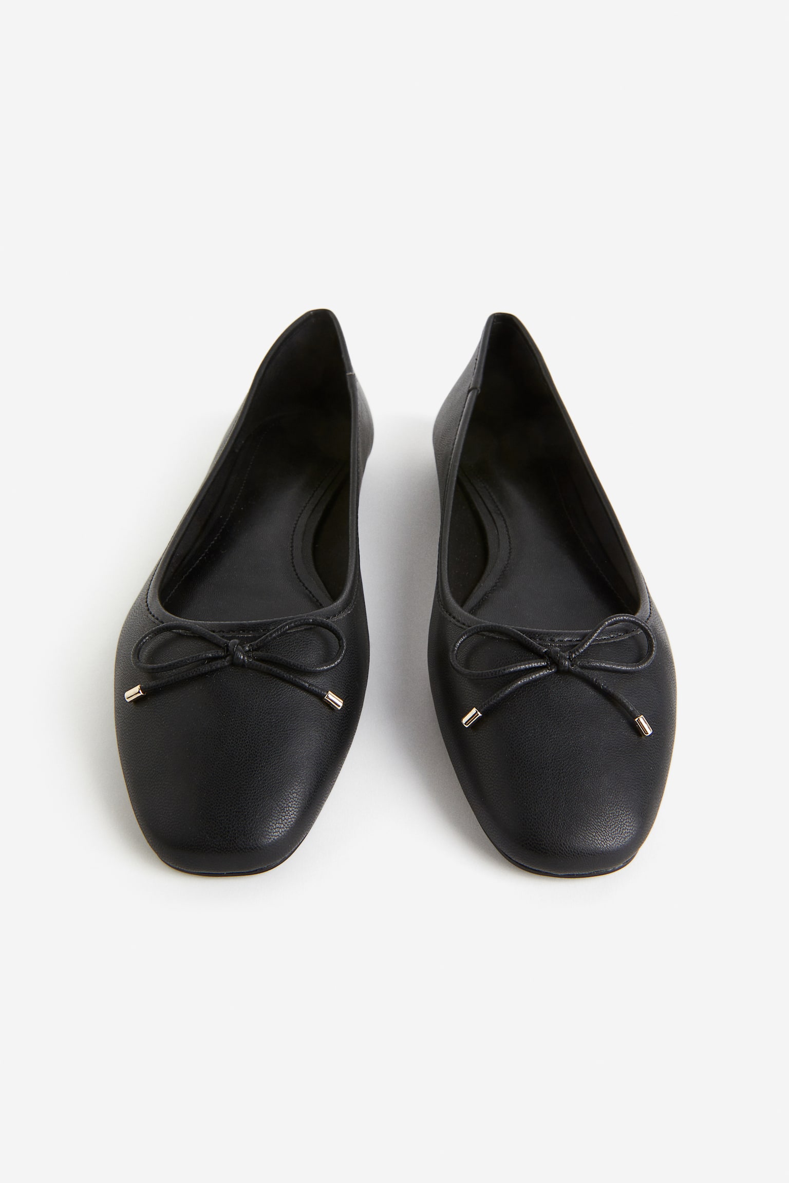 Ballet pumps - Black/Light beige - 5