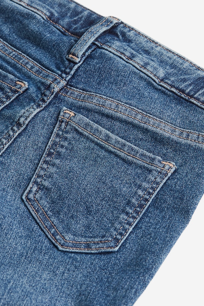 Superstretch Skinny Fit Jeans - Denimblau/Blumen/Denimblau - 3