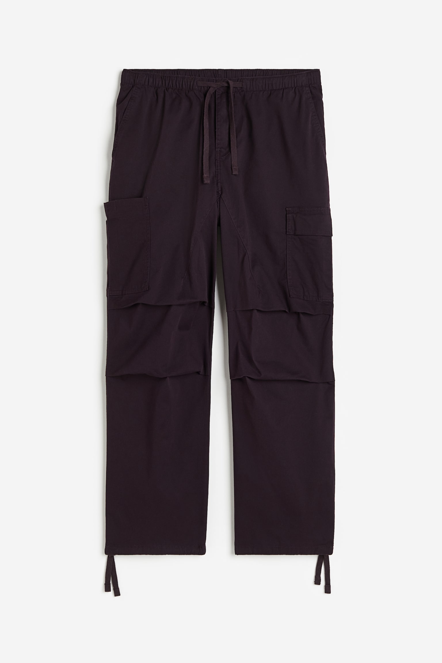 Loose Fit Cargo trousers - Dark purple - 1