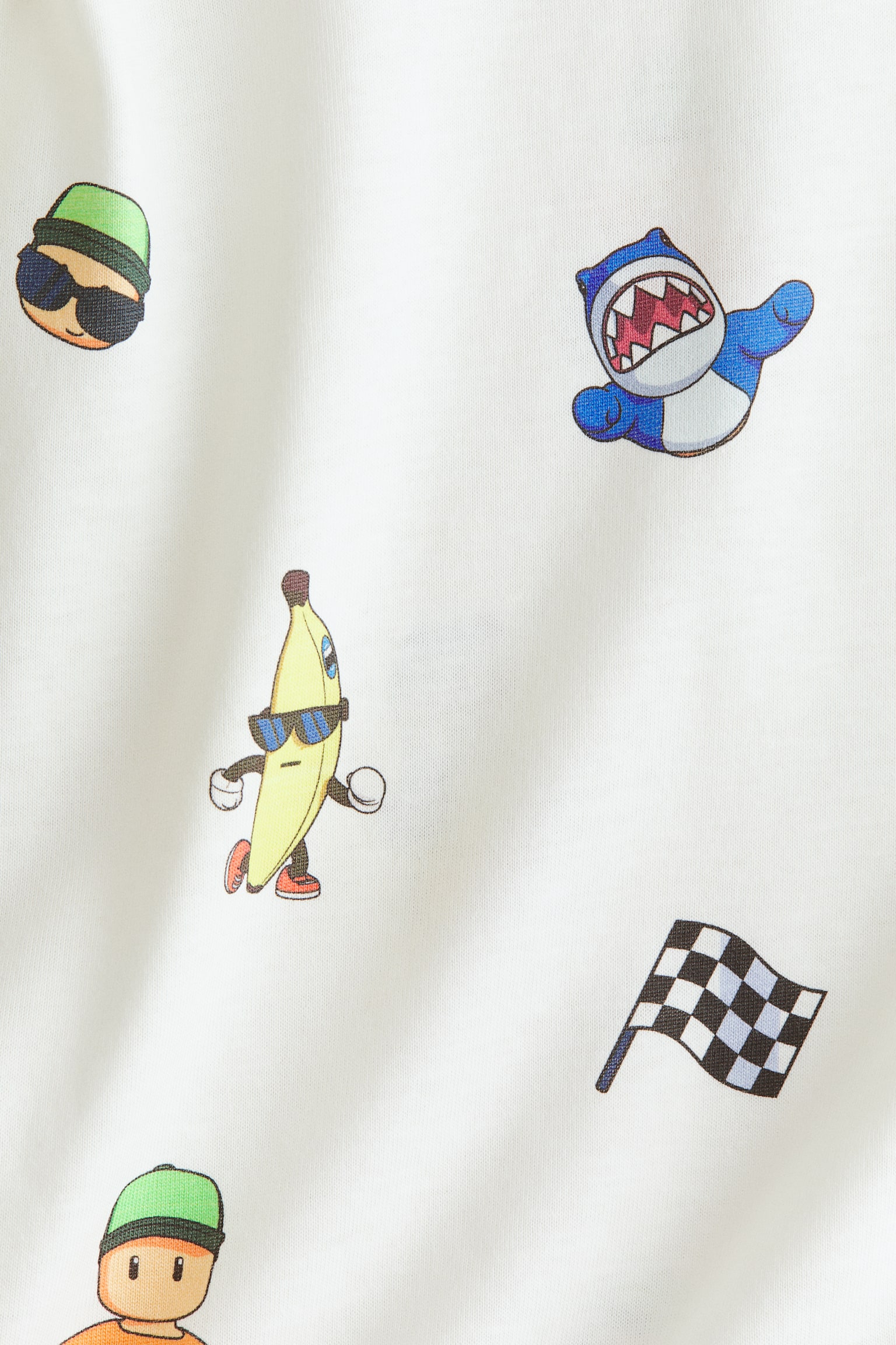 오버사이즈 프린트 티셔츠 - 화이트/스텀블 가이즈/다크 그레이/마인크래프트/라이트 그레이/NBA/라이트 그린/쥬라기 월드/다크 그레이/스파이더맨/화이트/마블 코믹스/크림/핫휠/그레이 멜란지/배트윌스/라이트 블루/스파이더맨/그린/어몽 어스/블루/칩과 데일/라이트 옐로/헐크/그레이/수퍼 소닉/다크 그레이/슈퍼맨 - 2