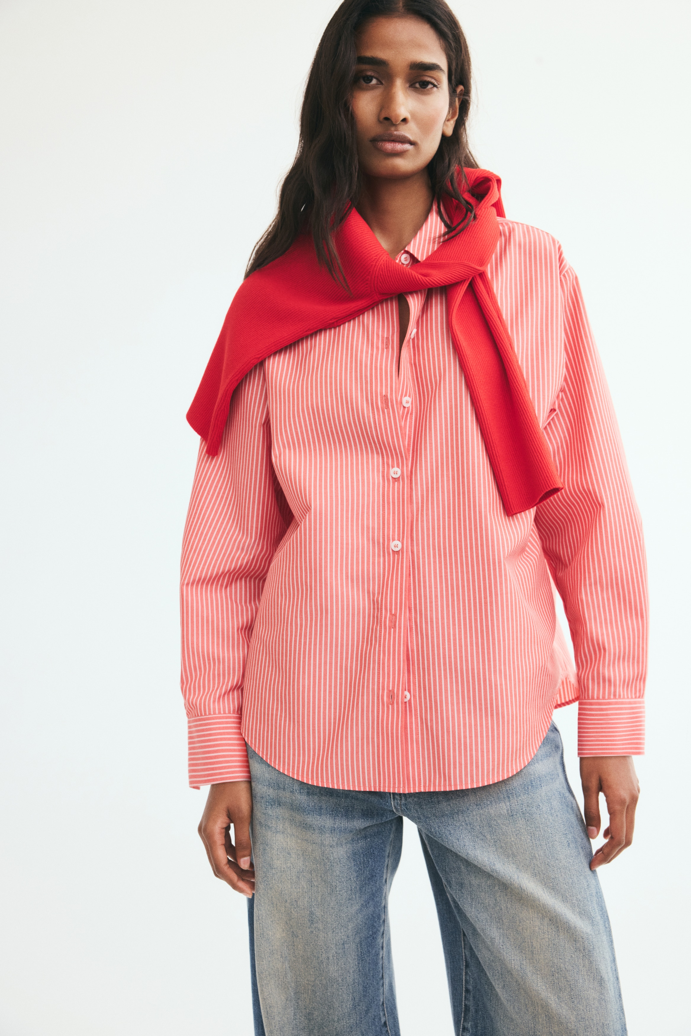 Shirt - Red/Striped/Blue/Striped/Green/Striped