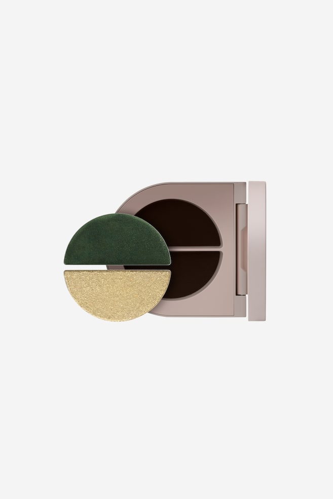 Satin & Shimmer Duet Eyeshadow - Satin Olive/khaki Shimmer/Satin Copper/copper Shimmer/Satin Cocoa/white Gold Shimmer - 1