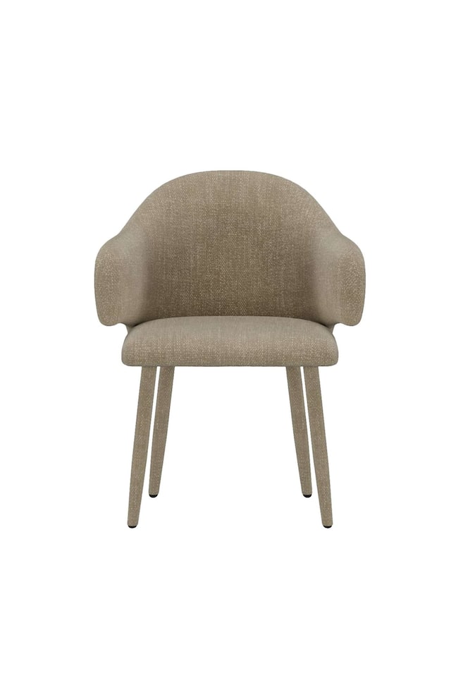 Silla De Comedor Evelin (pack De 2) - Terciopelo, Beige - 1