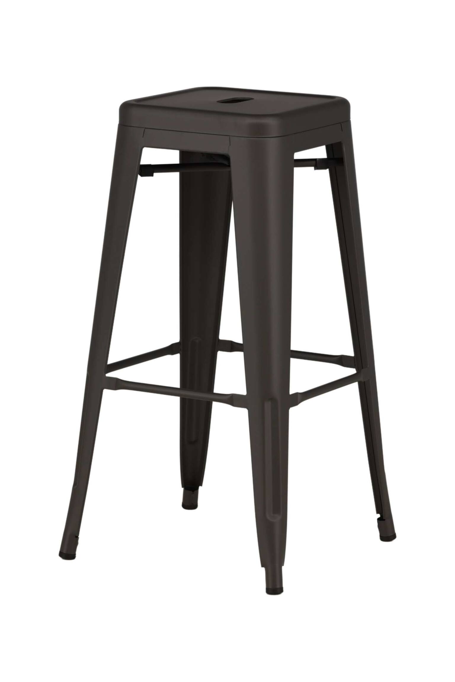 Tempe Stuhl 4er-pack - Stahl, Dunkelgrau - 4