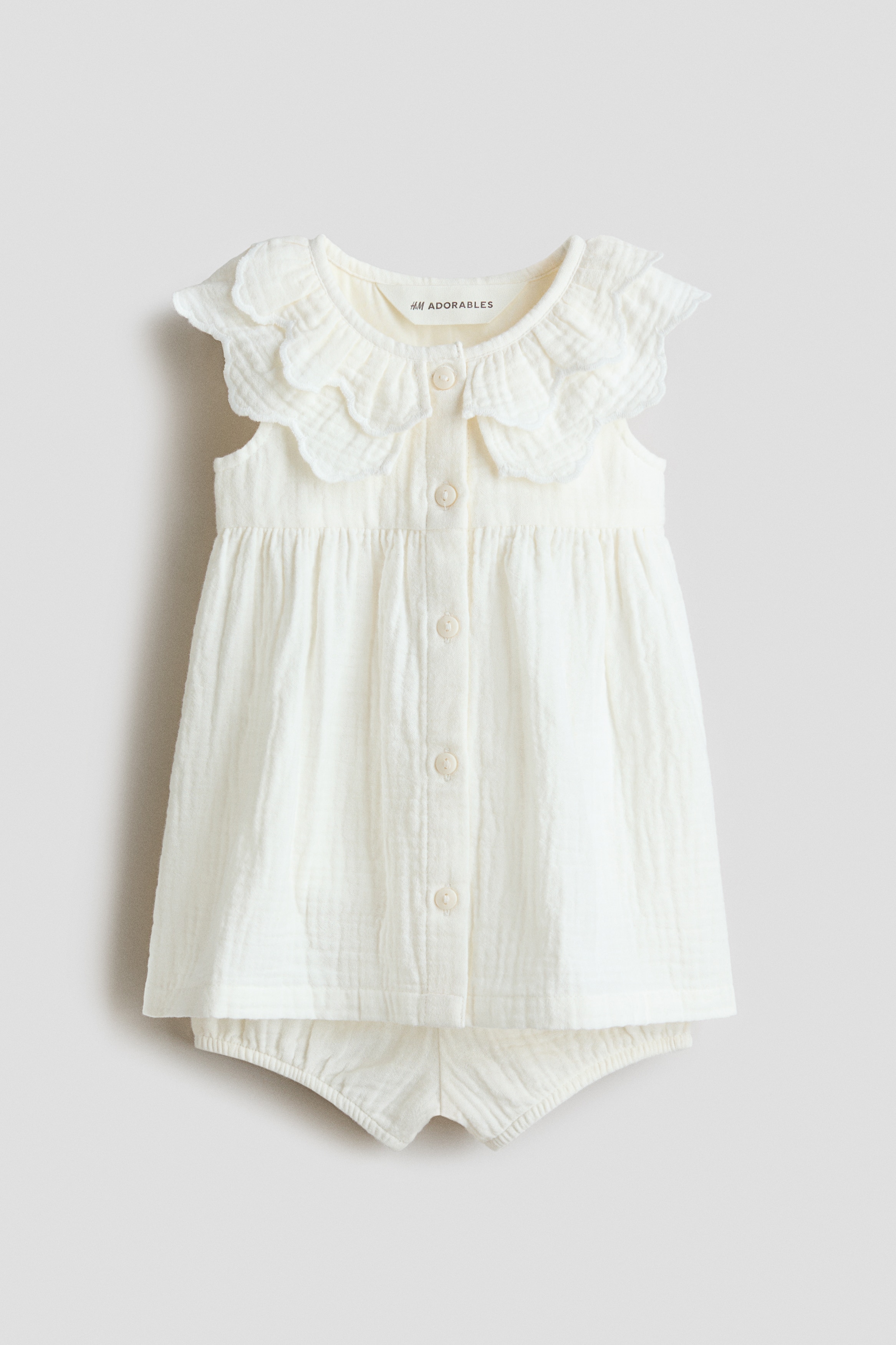 2-piece printed cotton setModel
