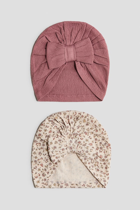Детские шапки H&M с узлом, 2 шт