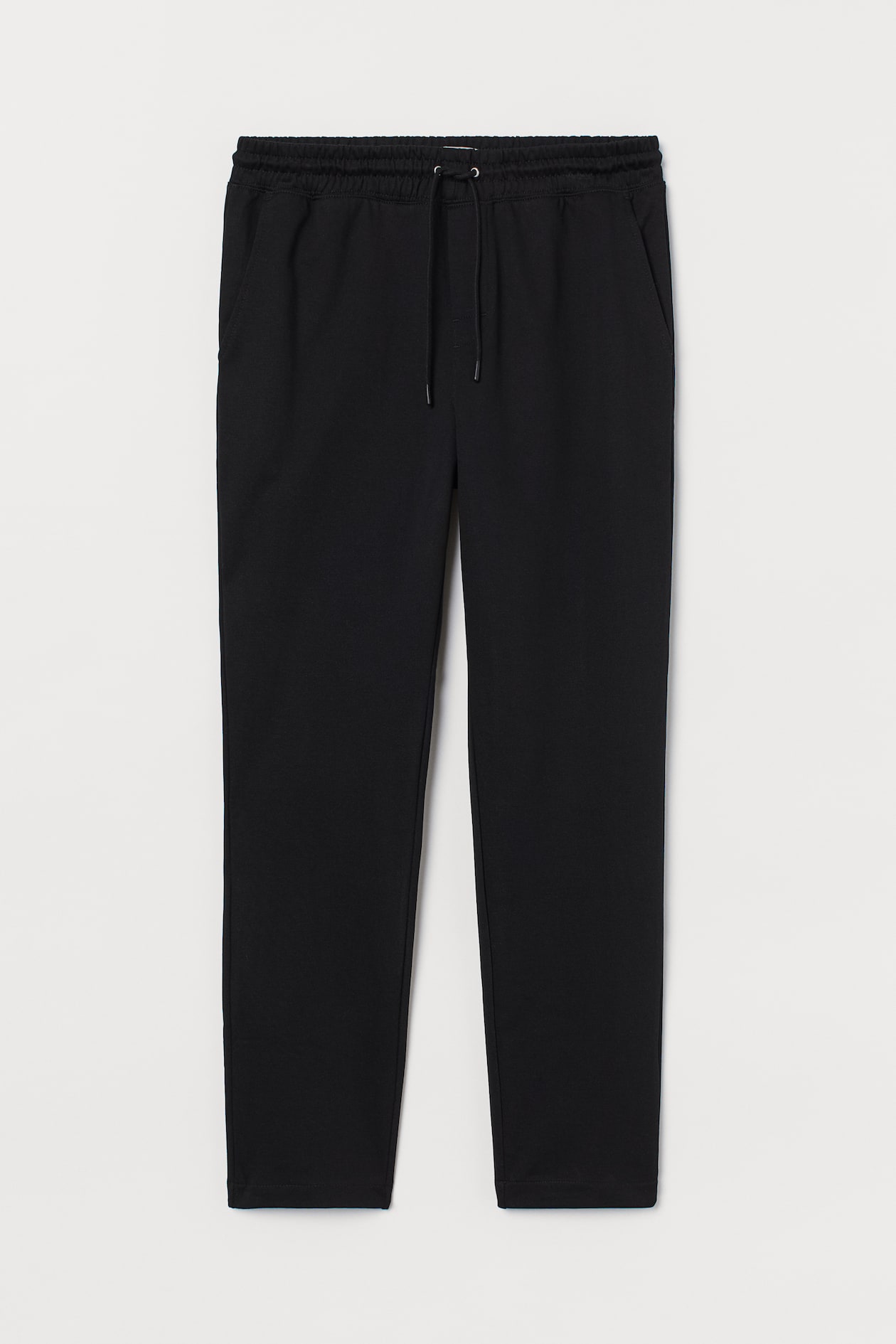 Pima Cotton Sweatpants - Regular waist - Long - Black - Men | H&M US