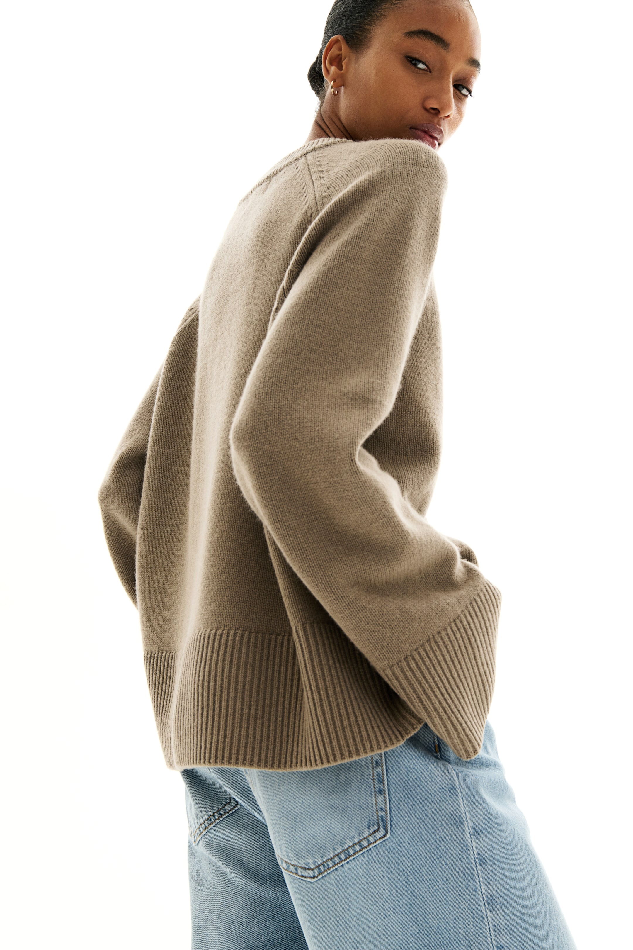 Cashmere-Blend Sweater