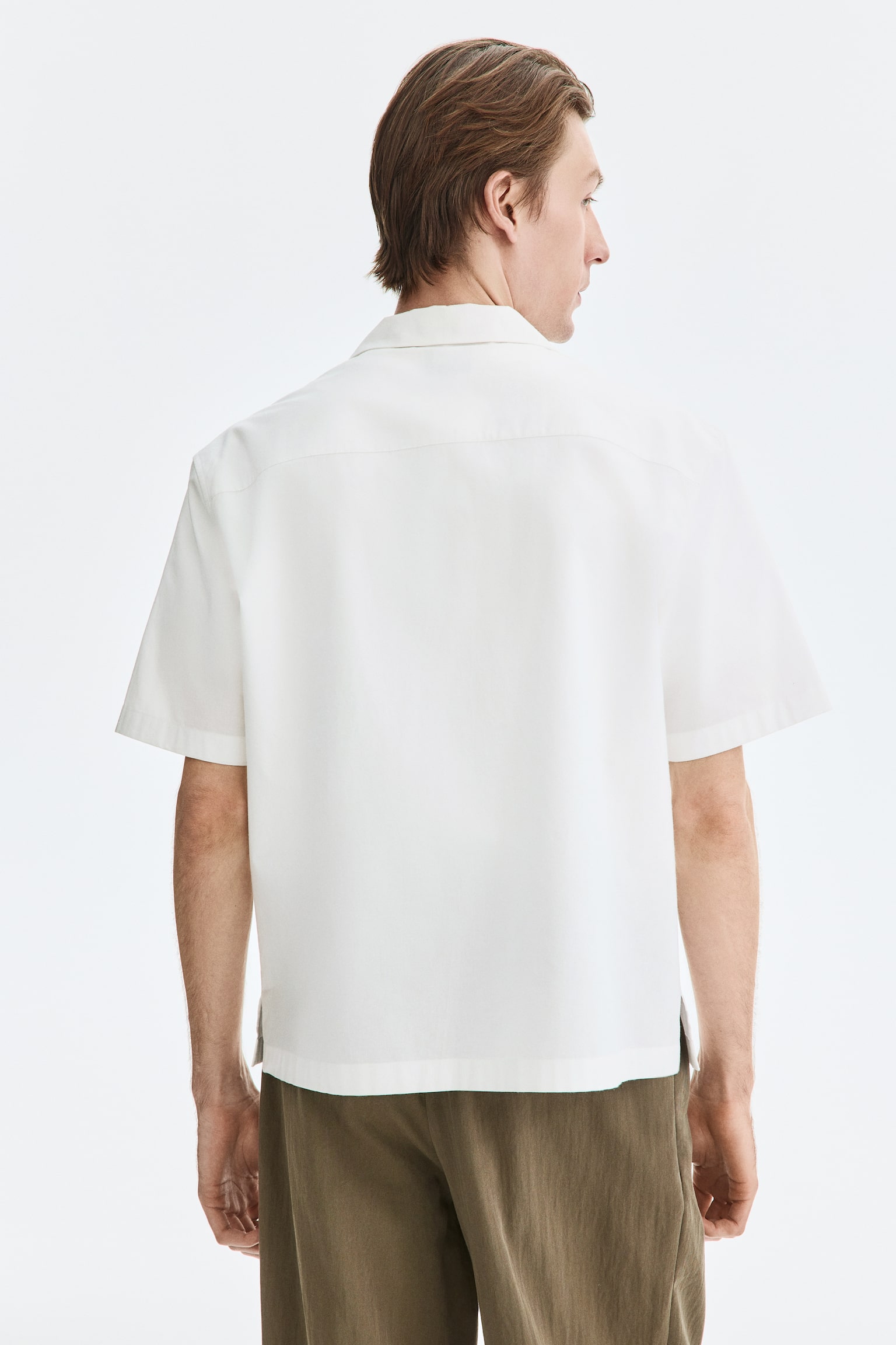 חולצת ריזורט עם רקמה Relaxed Fit - 3