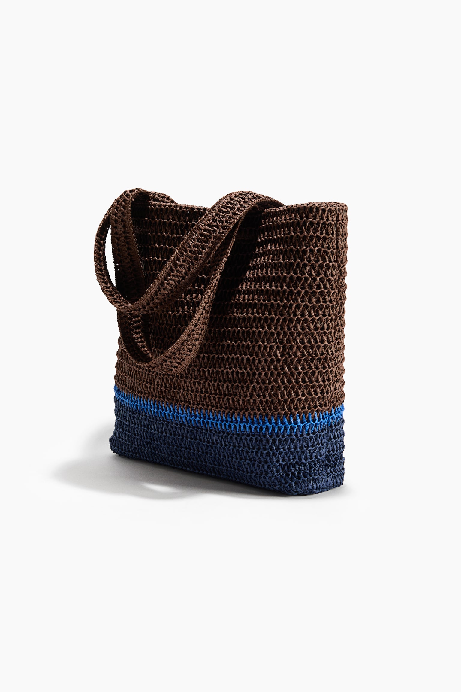 Мужская сумка H&M Straw, цвет: Тёмный коричневый — фото 2