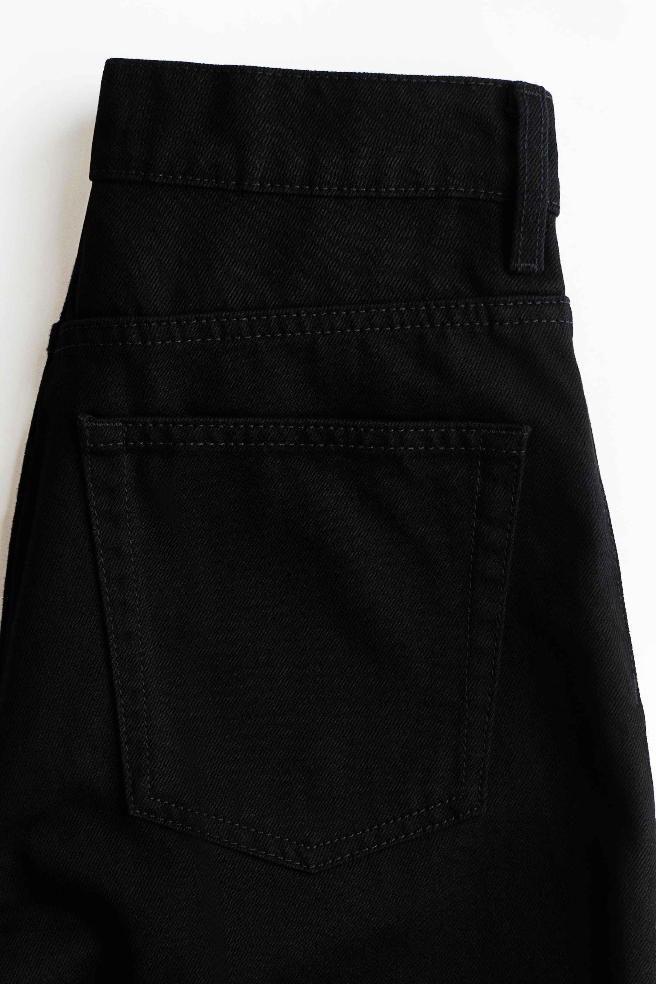 Wide-Leg Creased Jeans
