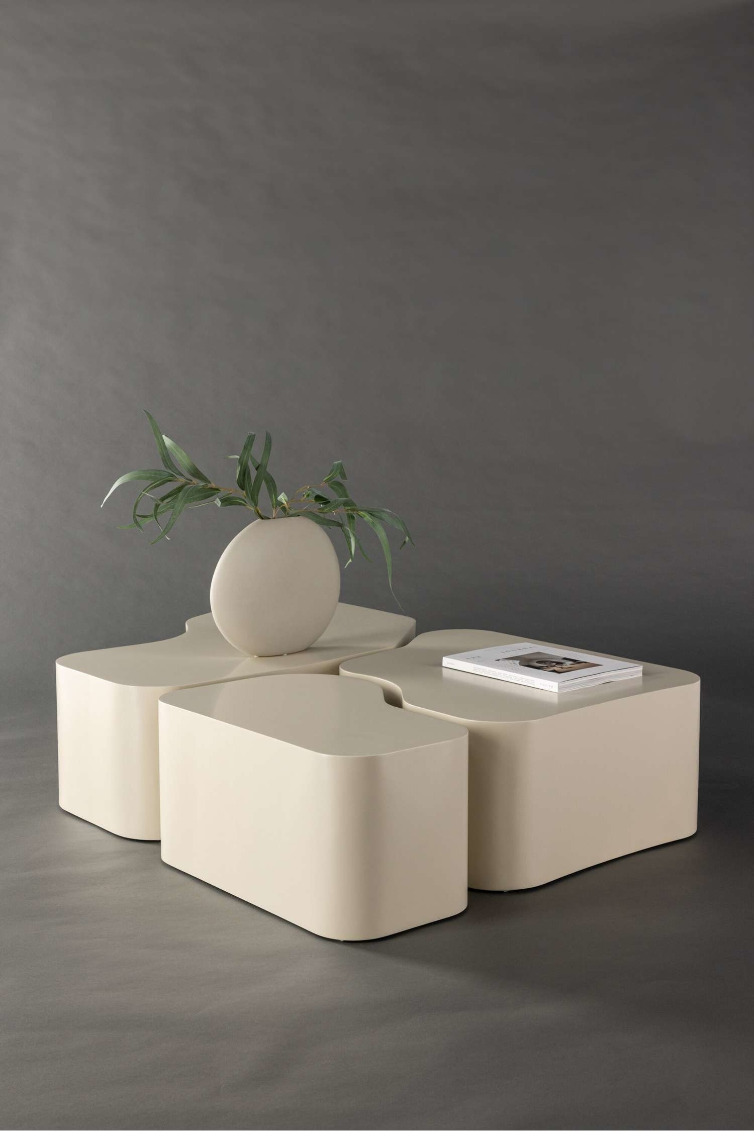 Norland Table De Canapé - Mdf, Beige