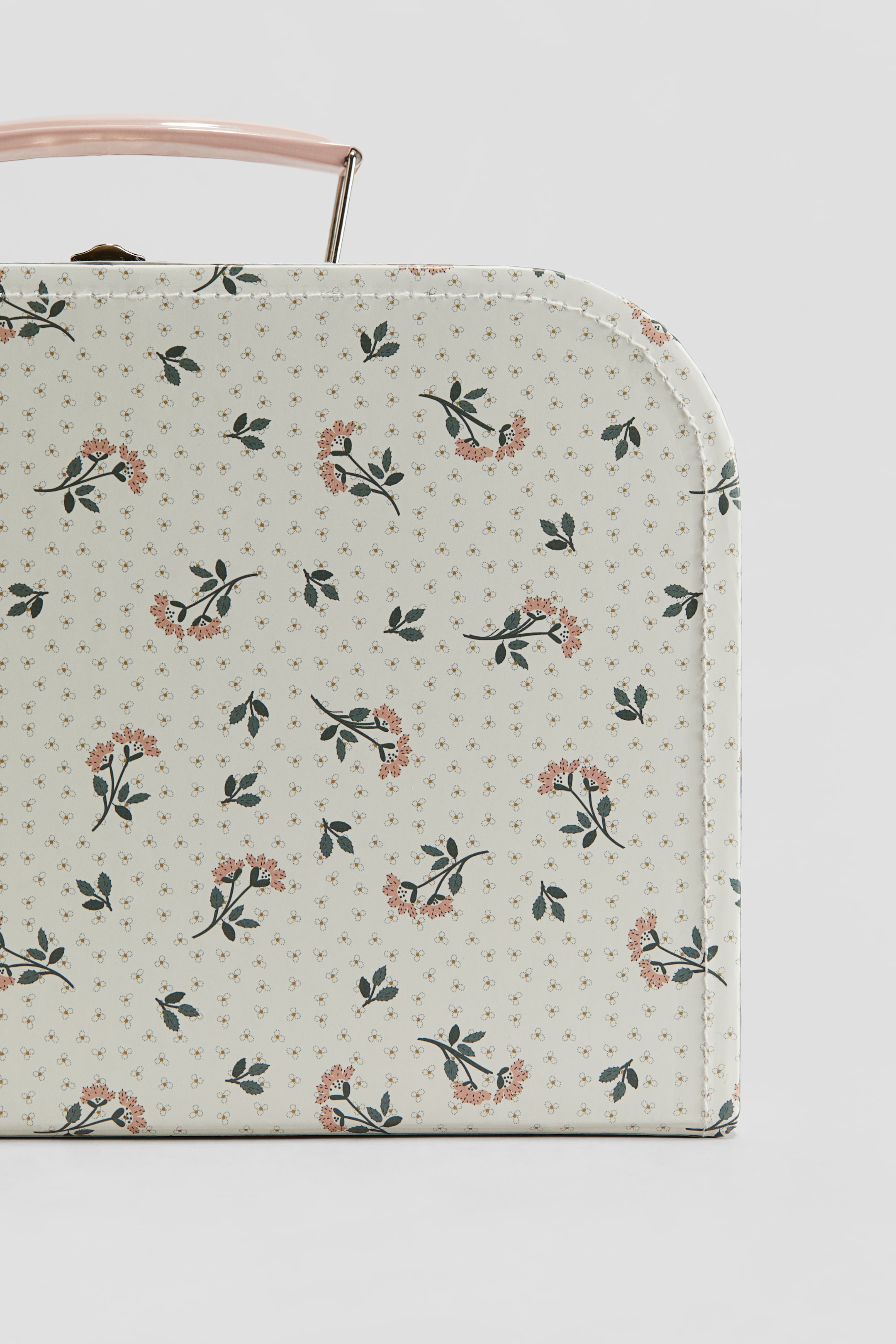 Cardboard suitcase - White/Flowers - Kids | H&M GB 5