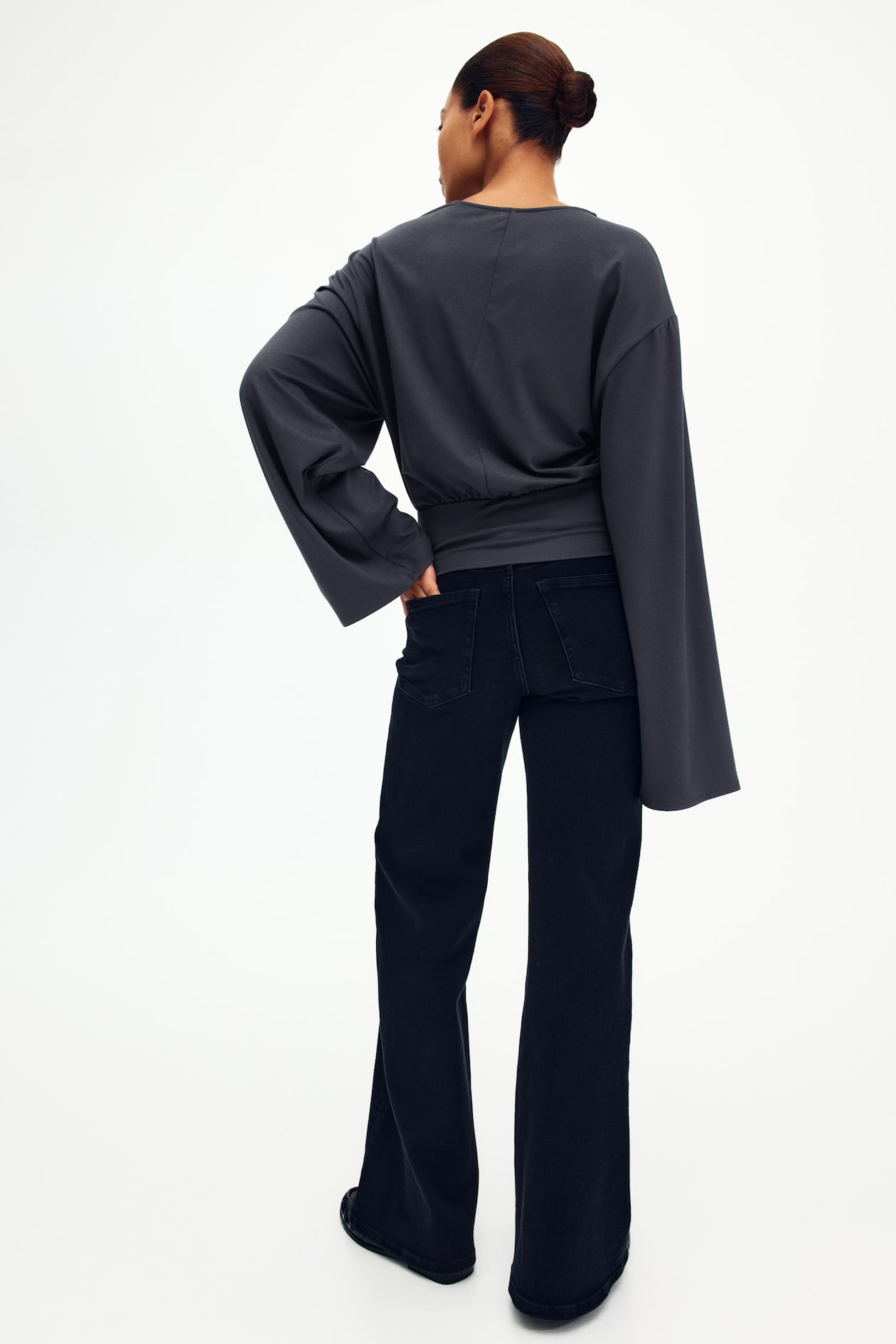 Gathered Jersey Top - image 3