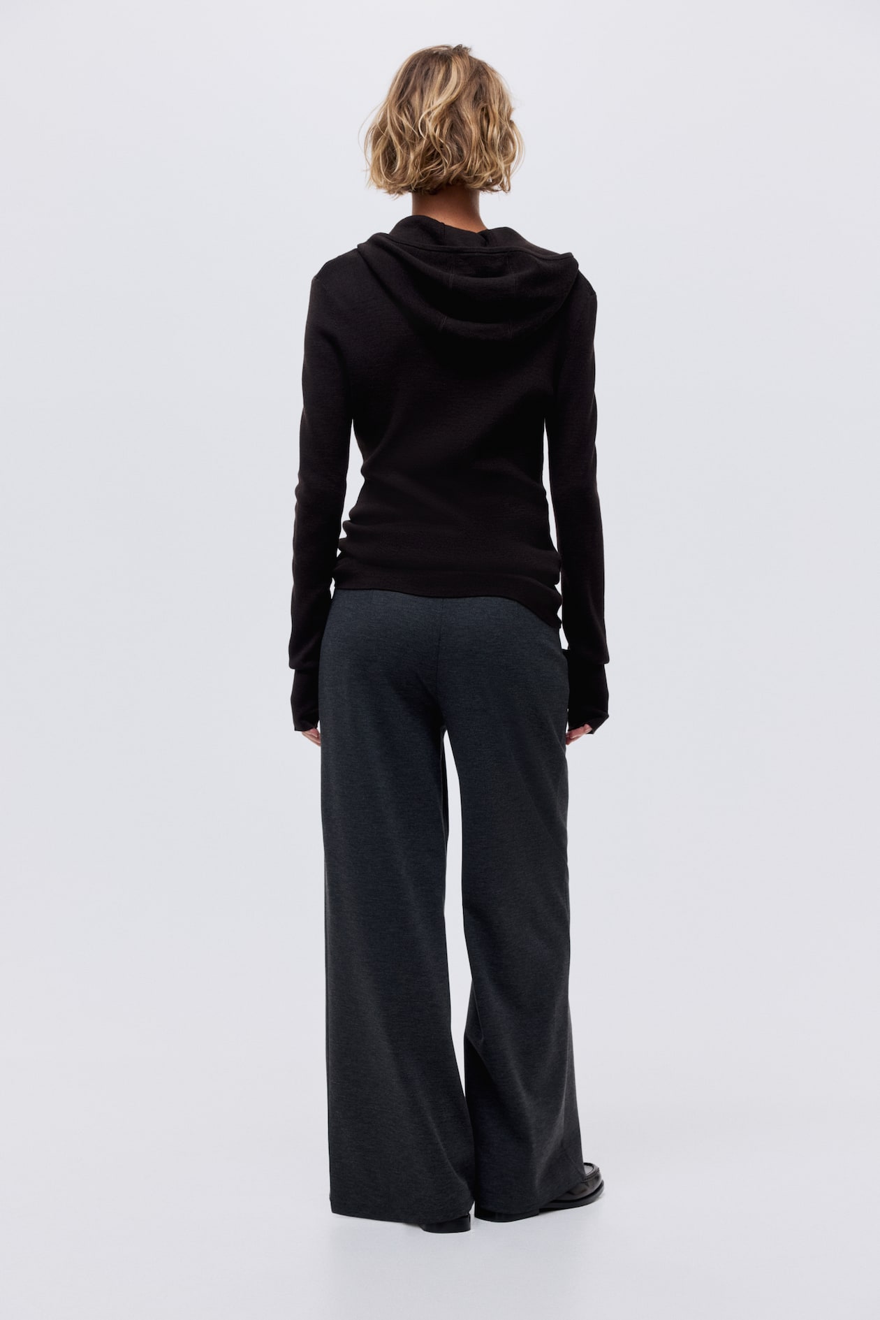 Wide-Leg Jersey Pants - image 3
