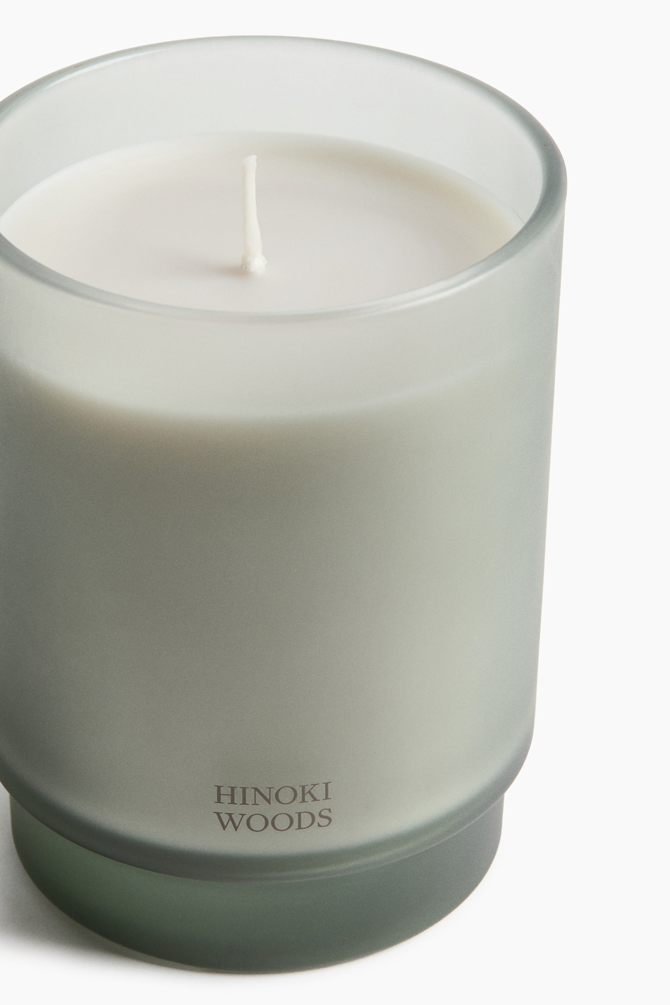 Frosted-Glass Scented Candle